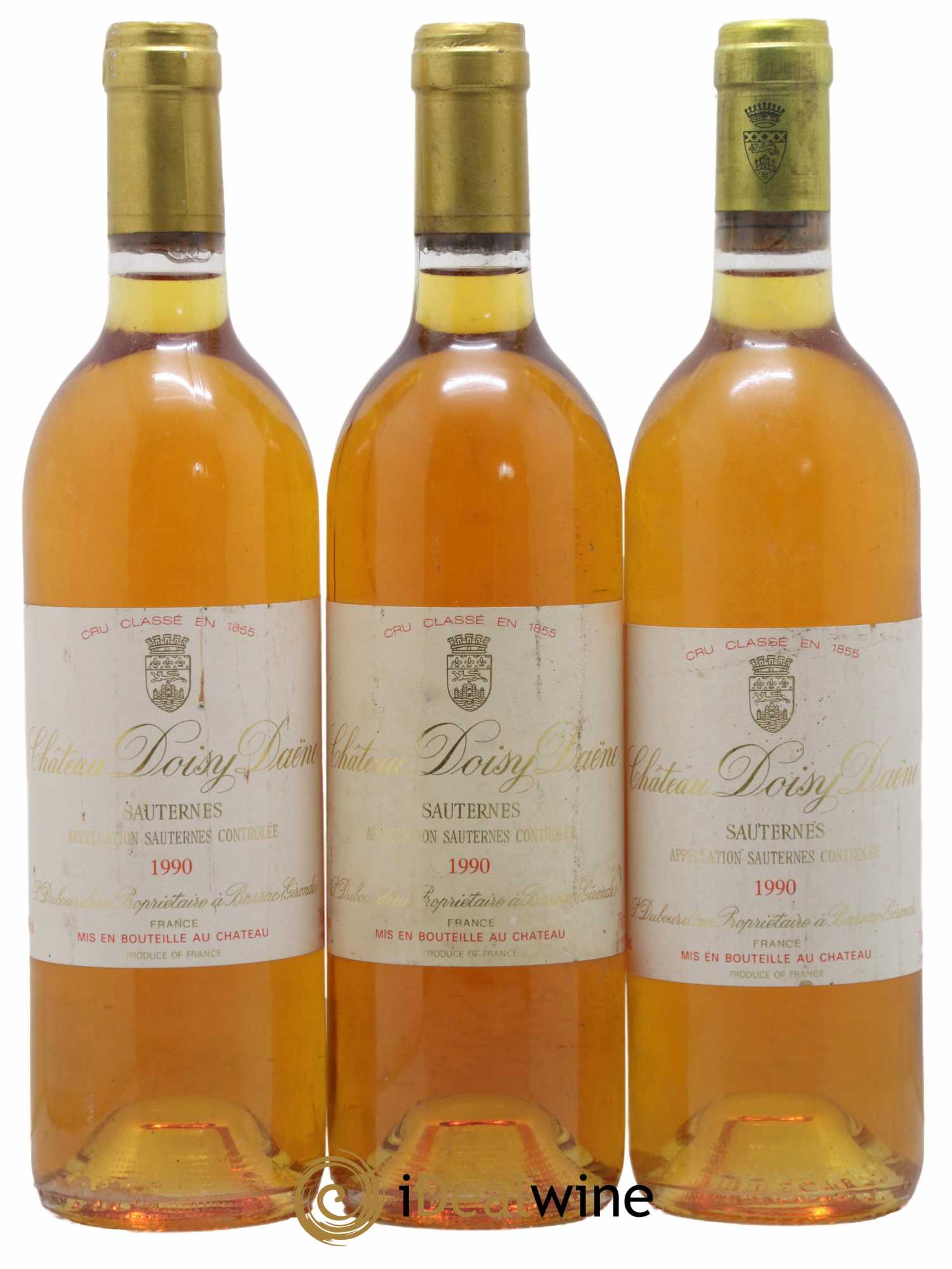 Château Doisy Daëne 2ème Grand Cru Classé 1990 - Lotto di 3 bottiglie - 0