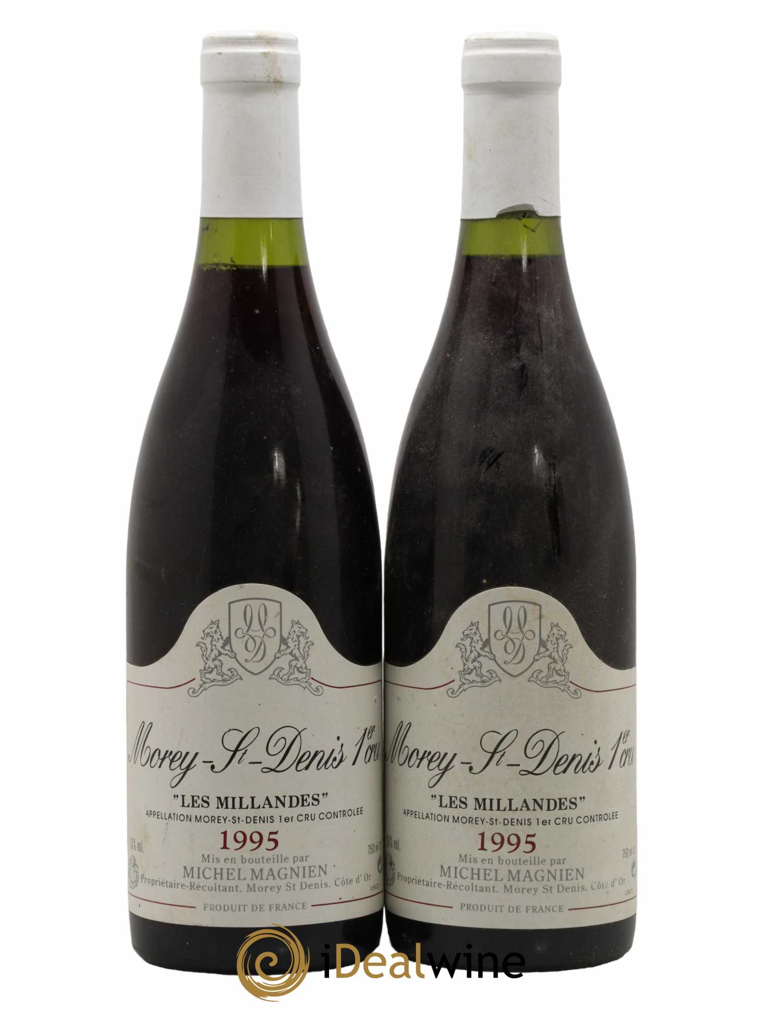 Morey Saint-Denis 1er Cru Les Millandes Michel Magnien 1995 - Lot de 2 bouteilles - 0
