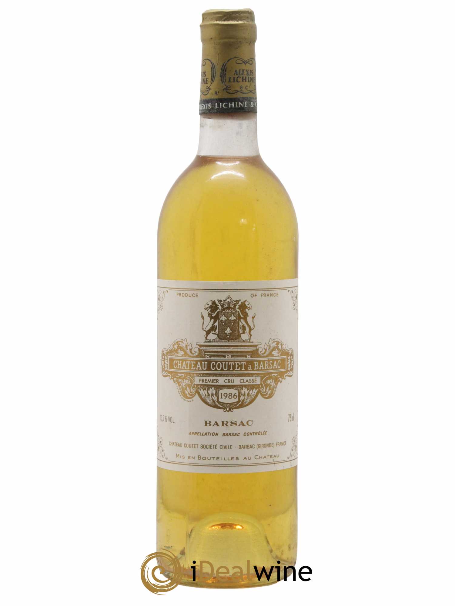 Château Coutet 1er Grand Cru Classé 1986 - Lotto di 1 bottiglia - 0