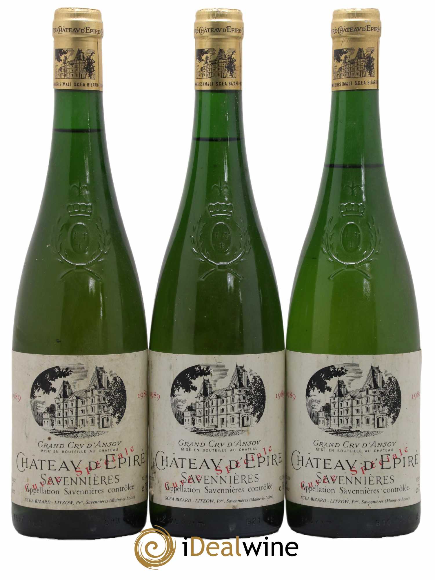 Savennières 1989 - Posten von 3 Flaschen - 0