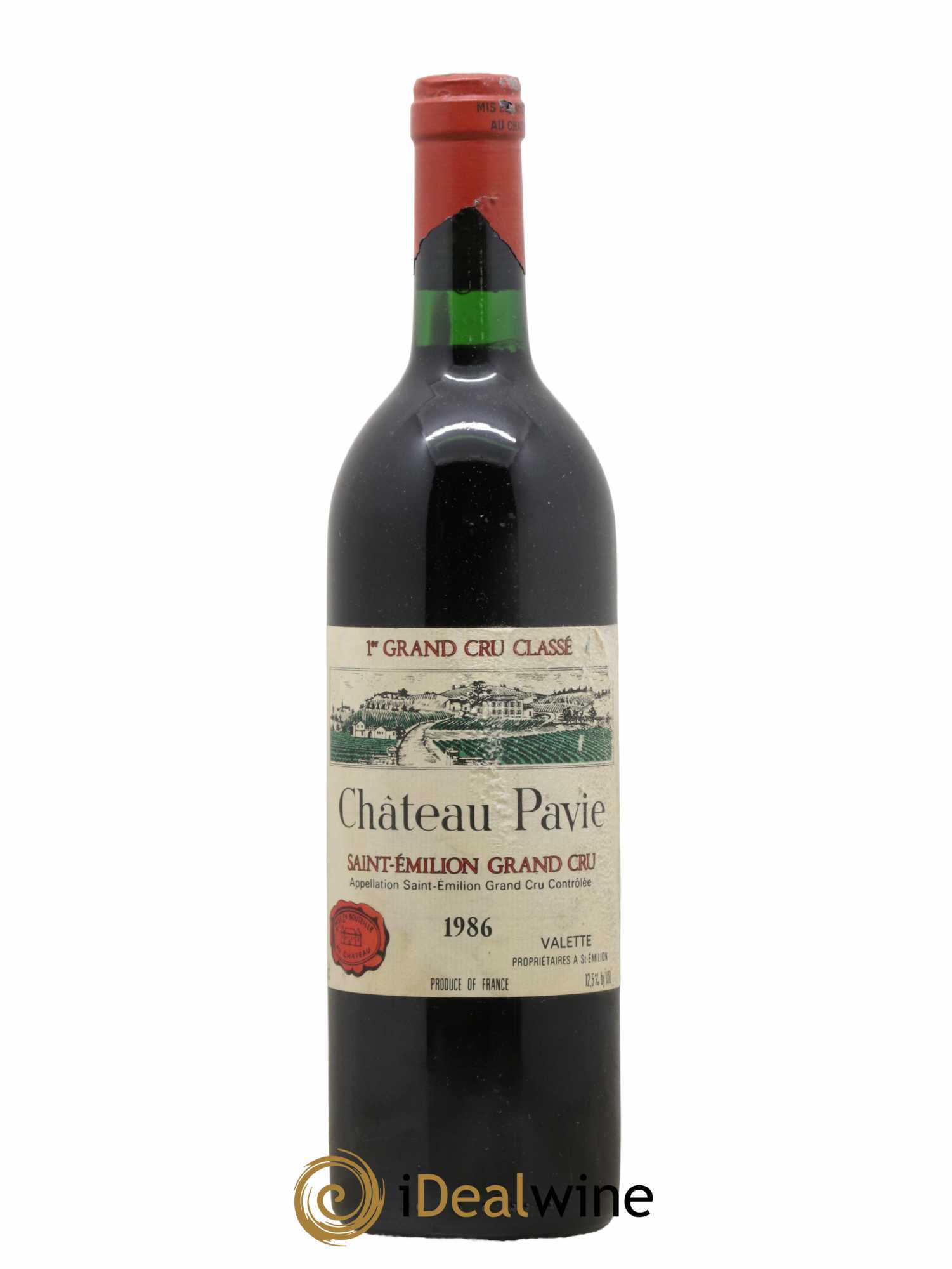 Château Pavie 1er Grand Cru Classé A 1986 - Lot de 1 bouteille - 0