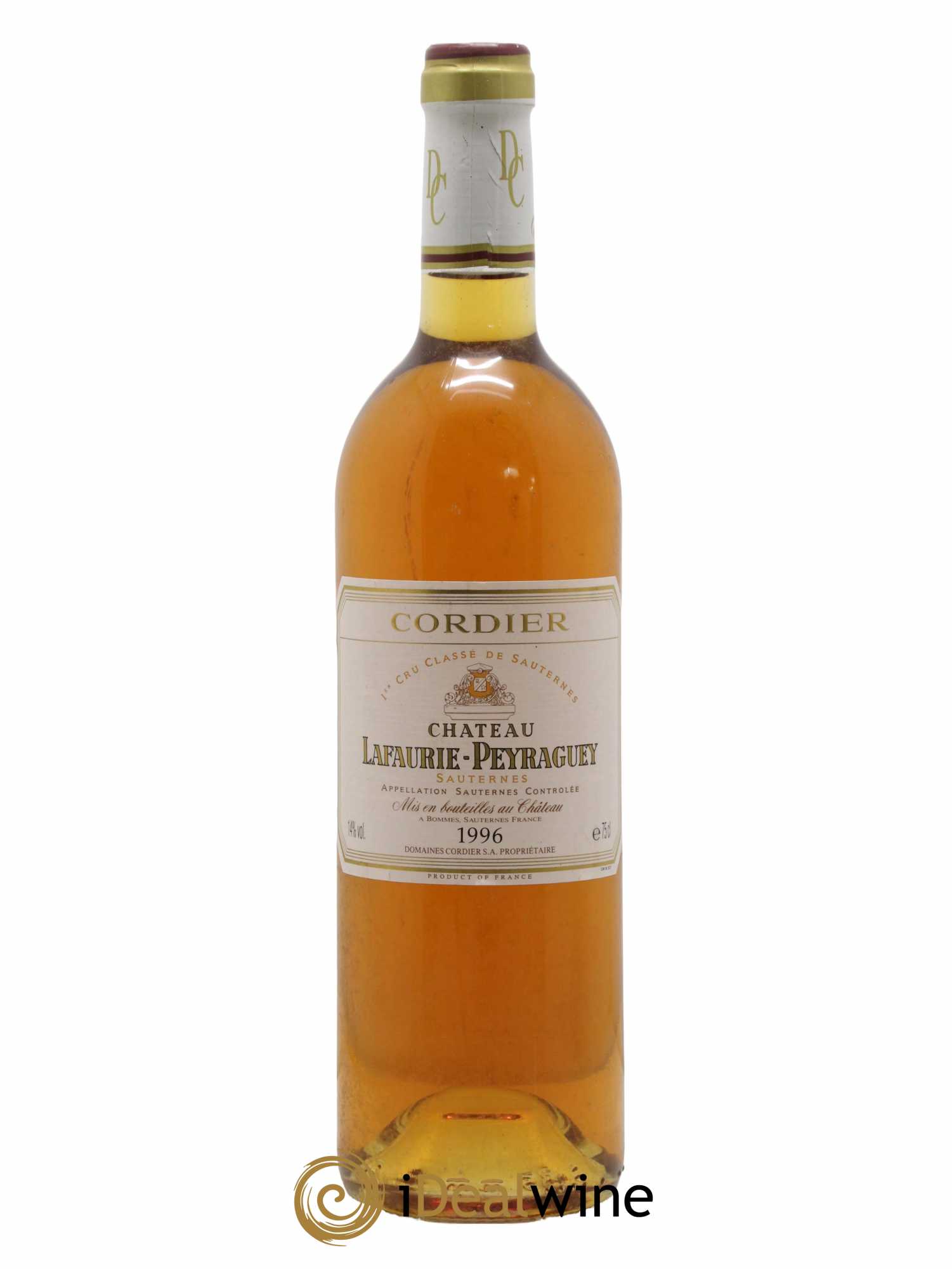 Château Lafaurie-Peyraguey 1er Grand Cru Classé 1996 - Lot de 1 bouteille - 0