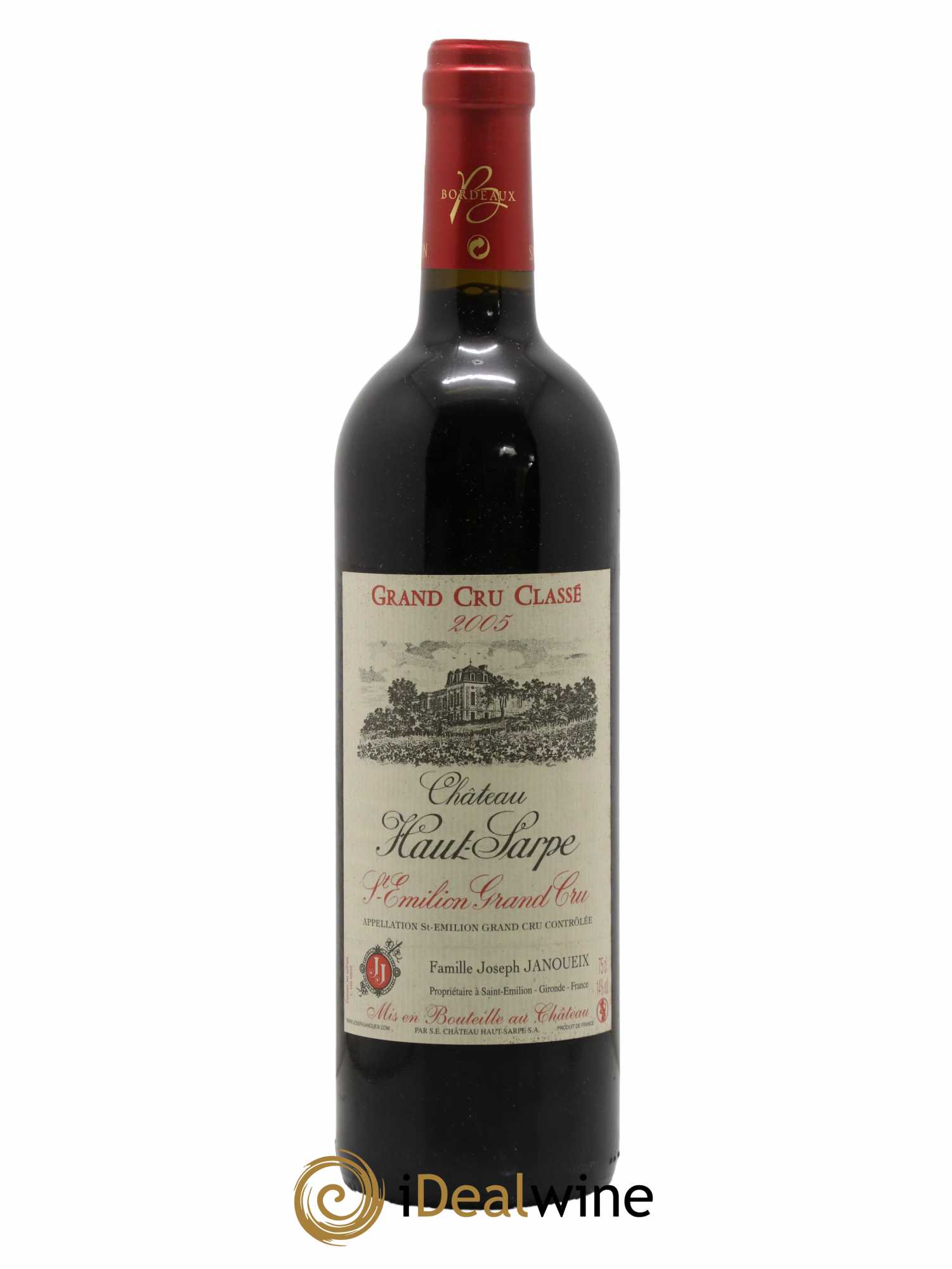 Château Haut Sarpe Grand Cru Classé 2005 - Lot de 1 bouteille - 0