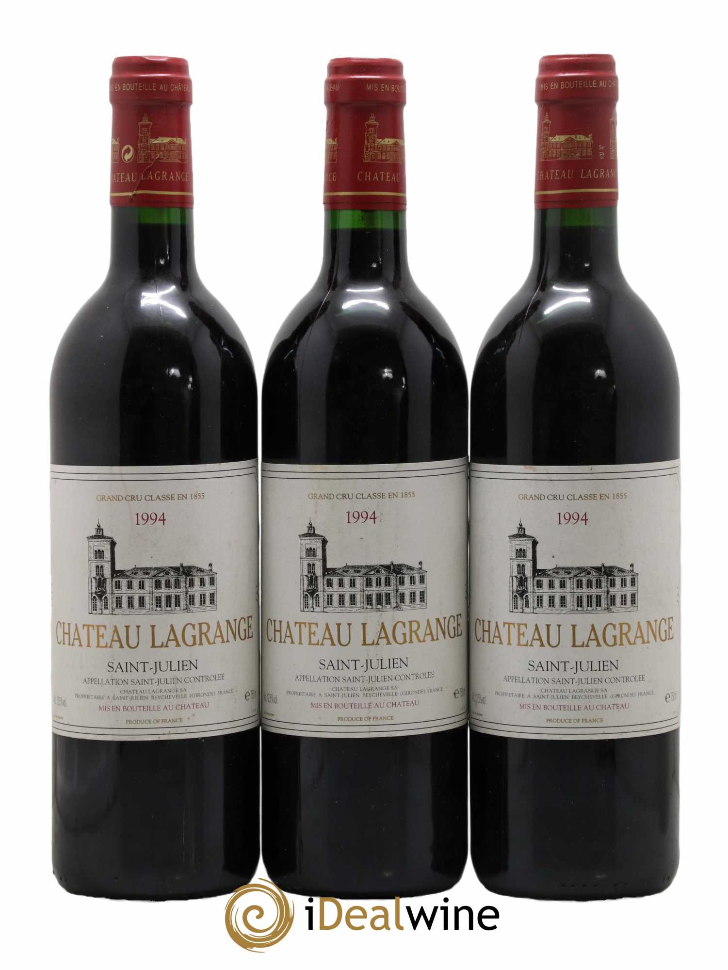 Château Lagrange 3ème Grand Cru Classé 1994 - Lot de 3 bouteilles - 0