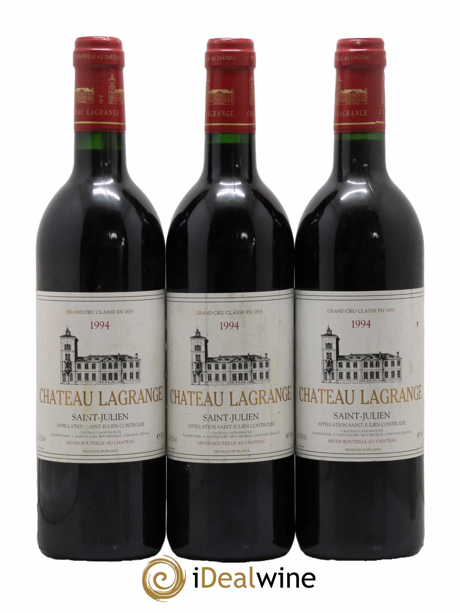 Château Lagrange 3ème Grand Cru Classé 1994 - Lot de 3 bouteilles - 0