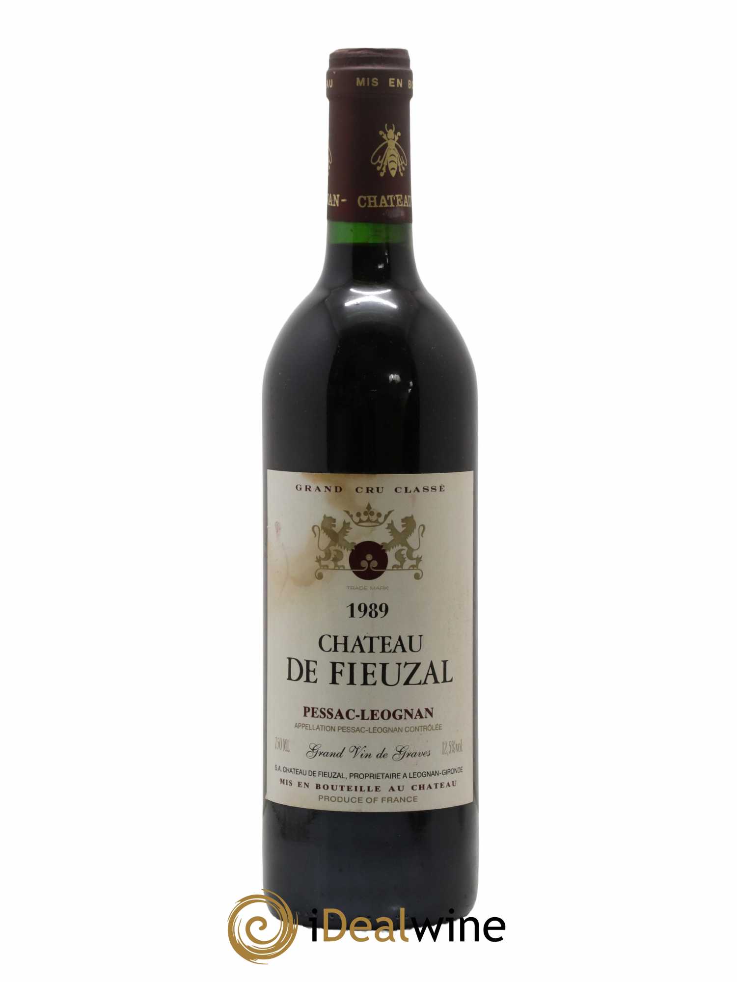 Château de Fieuzal Cru Classé de Graves 1989 - Lot de 1 bouteille - 0