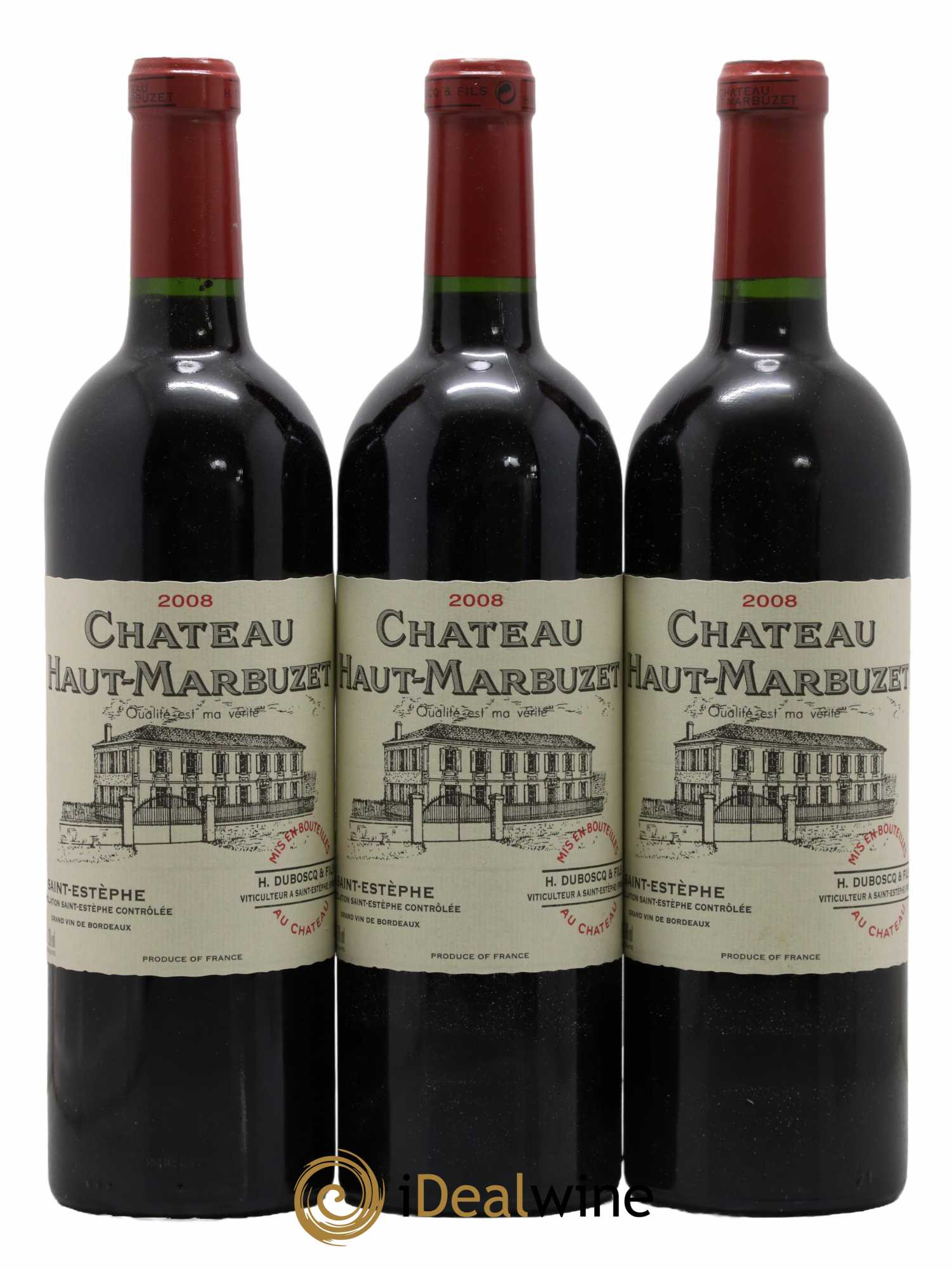Château Haut Marbuzet 2008 - Lot de 6 bouteilles - 2