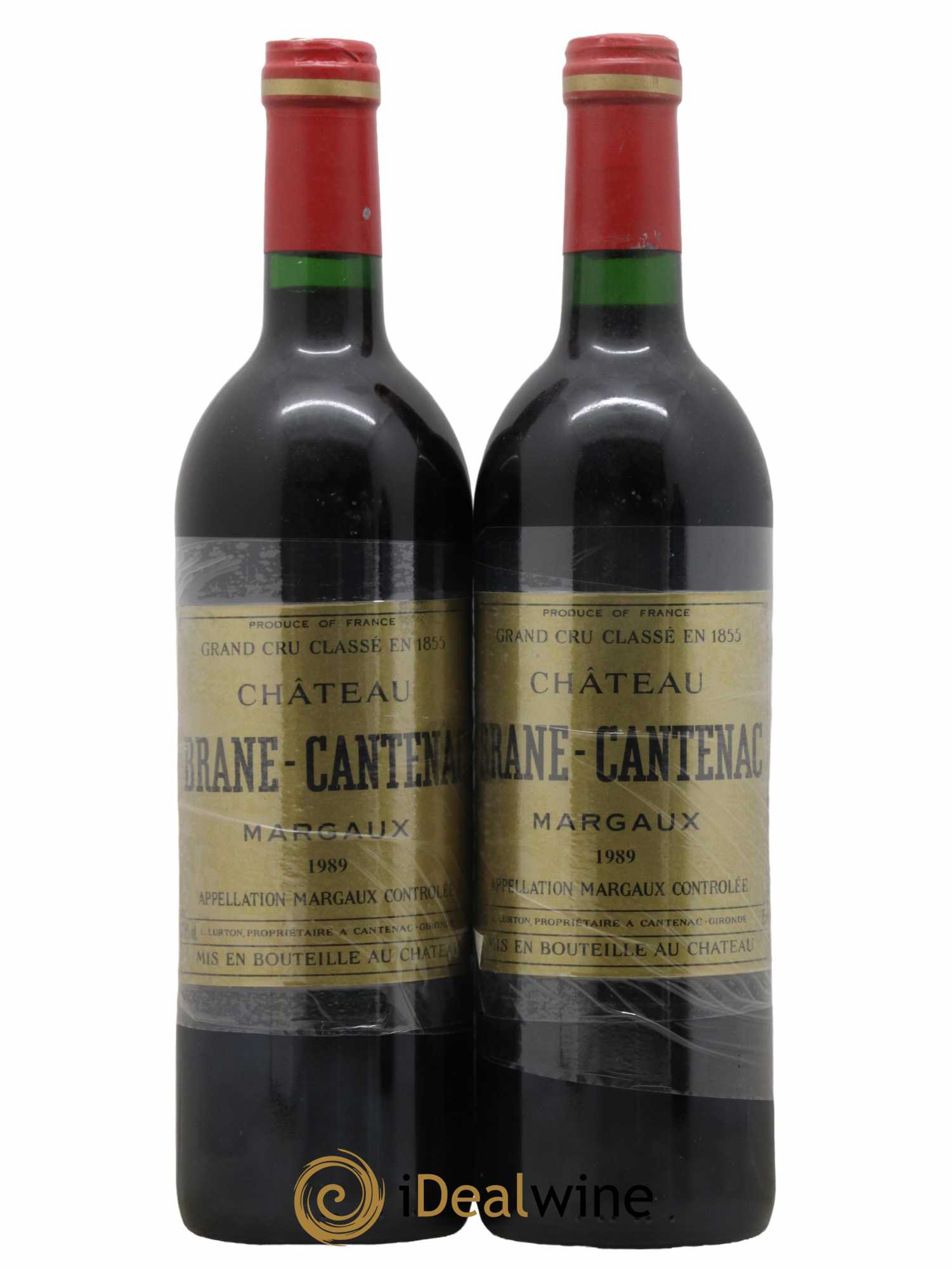 Château Brane Cantenac 2ème Grand Cru Classé 1989 - Lot de 2 bouteilles - 0