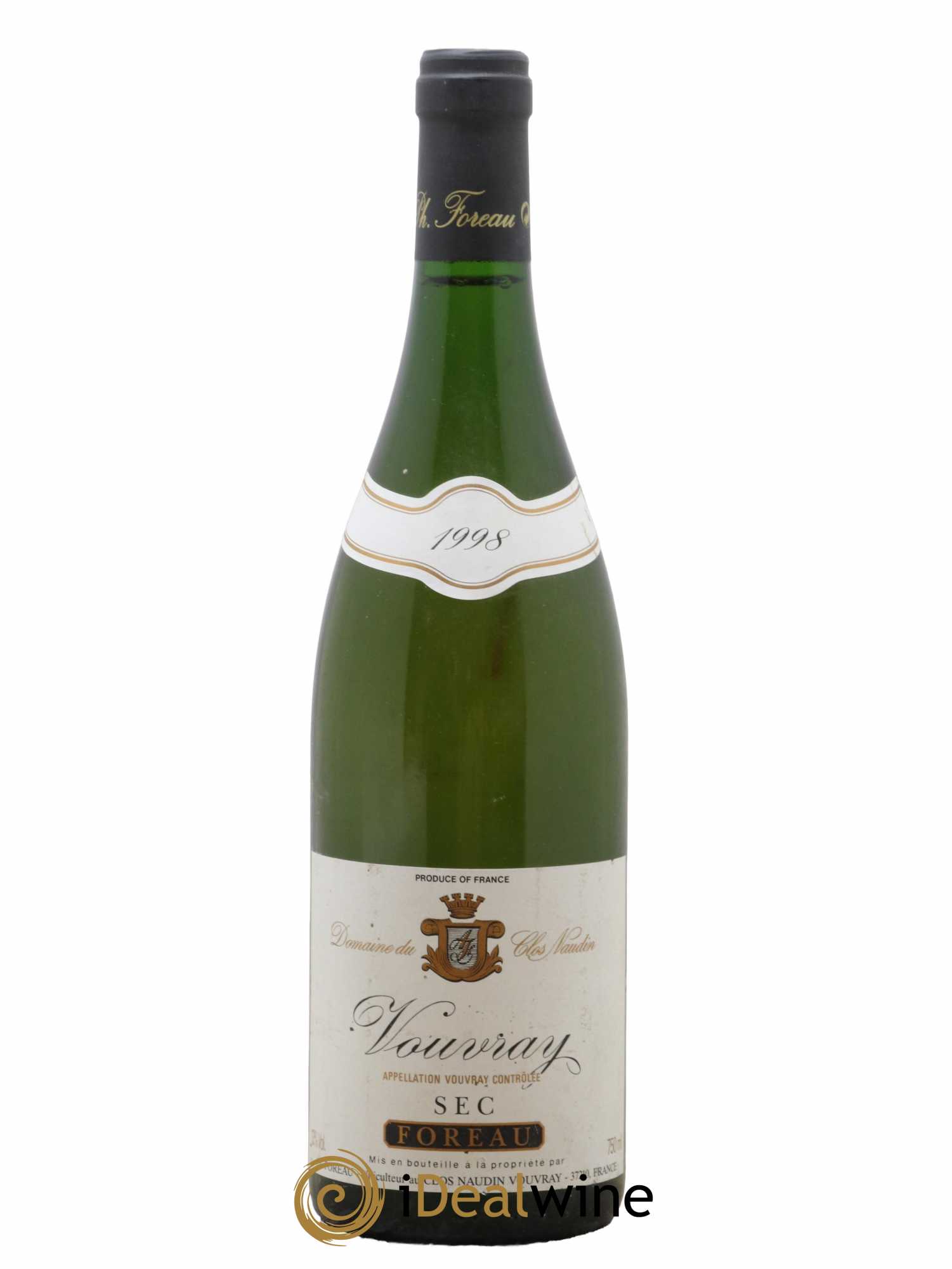 Vouvray Sec Clos Naudin - Philippe Foreau 1998 - Lot de 1 bouteille - 0