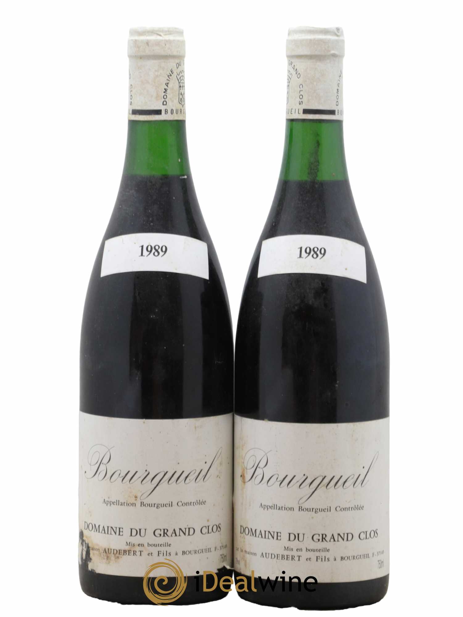 Bourgueil Aubebert Domaine Du Grand Clos 1989 - Lot de 2 bouteilles - 0