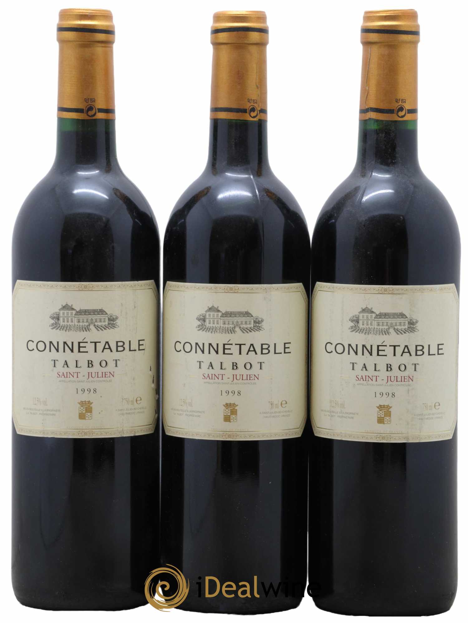 Connétable de Talbot Second Vin 1998 - Lot de 3 bouteilles - 0
