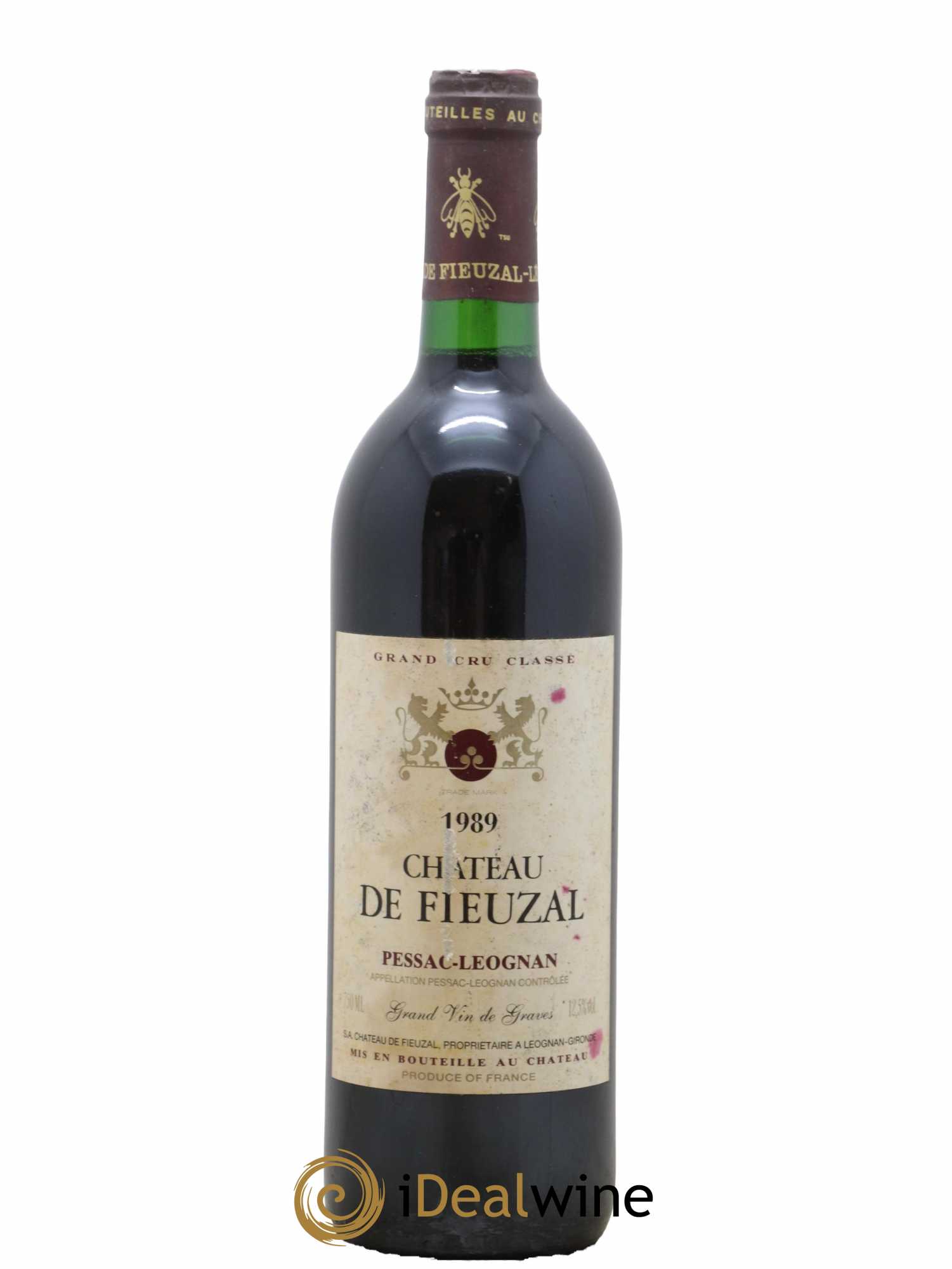 Château de Fieuzal Cru Classé de Graves 1989 - Lot de 1 bouteille - 0