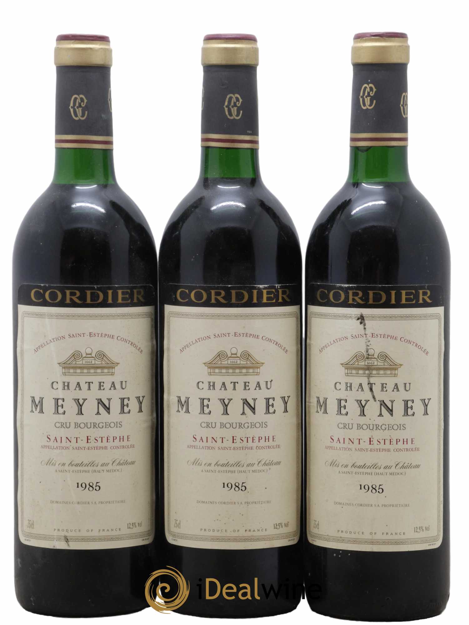 Château Meyney 1985 - Lot de 3 bouteilles - 0