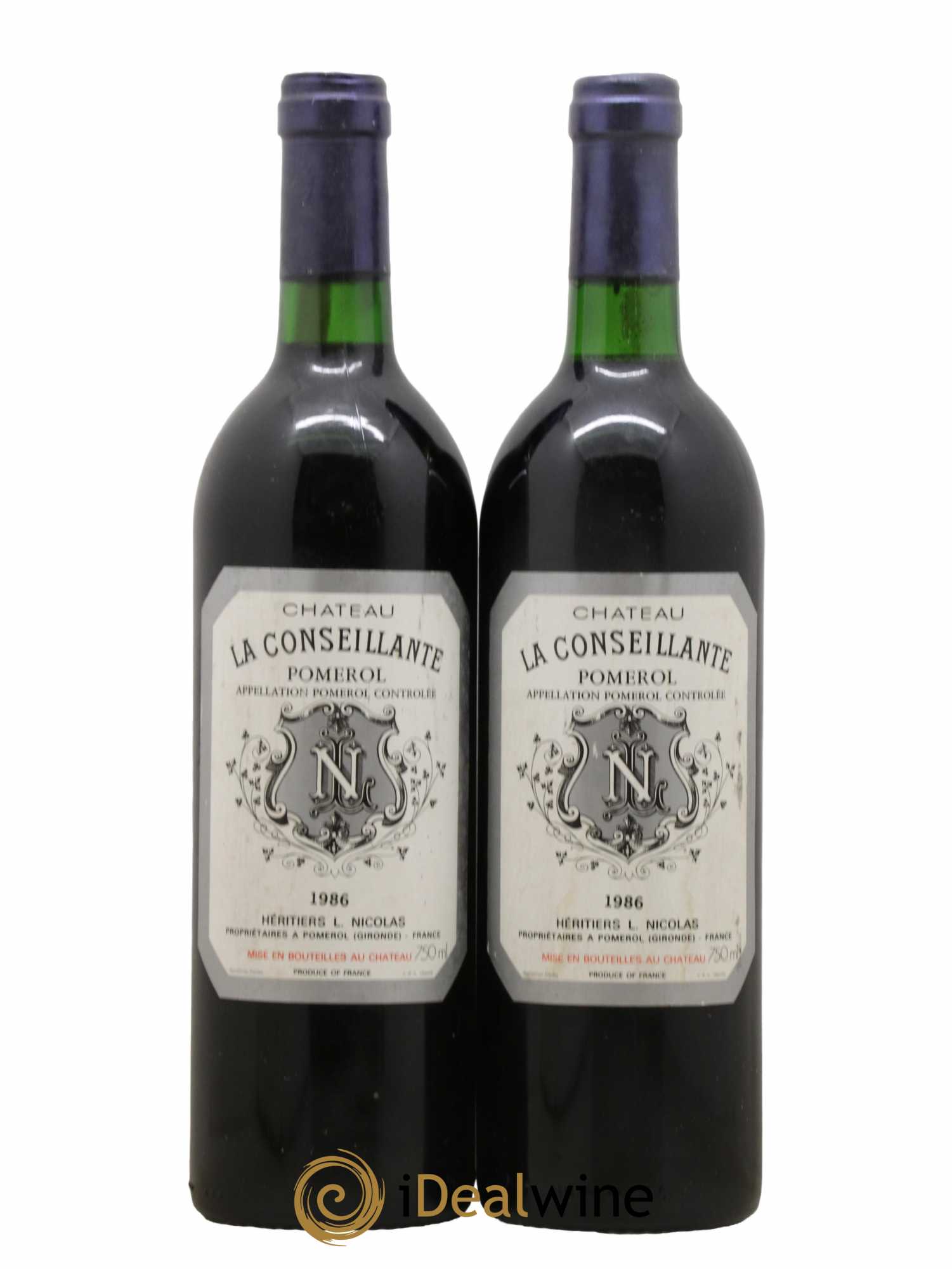 Château la Conseillante 1986 - Lot de 2 bouteilles - 0