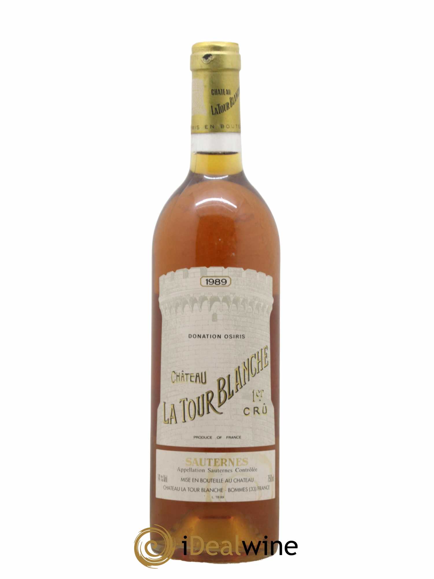 Château la Tour Blanche 1er Grand Cru Classé 1989 - Lotto di 1 bottiglia - 0