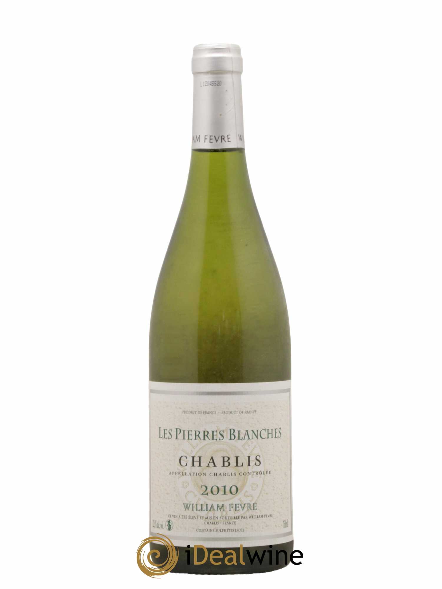 Chablis William Fèvre Les Pierres Blanches 2010 - Lot de 1 bouteille - 0