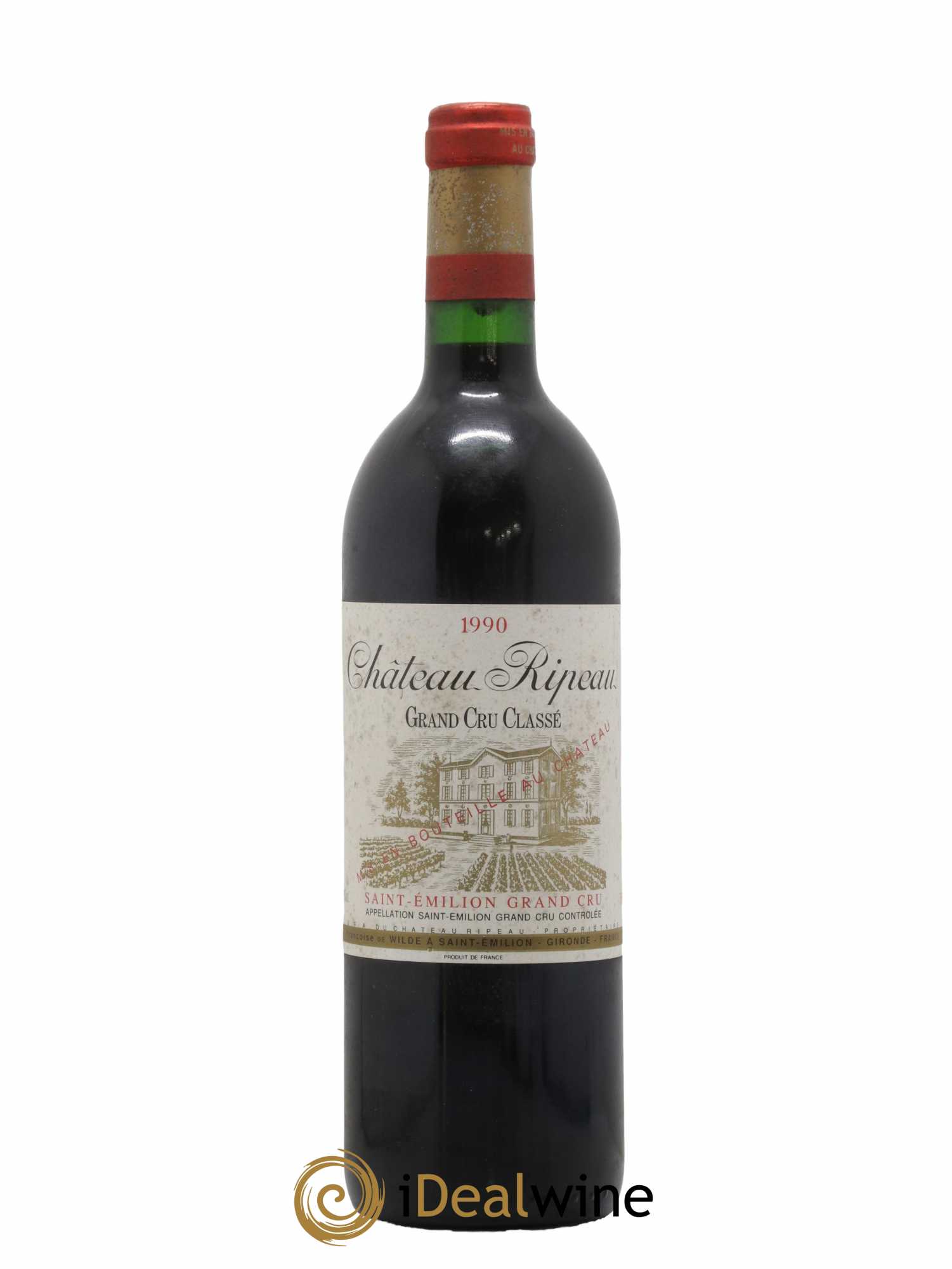 Château Ripeau Grand Cru Classé 1990 - Lot de 1 bouteille - 0