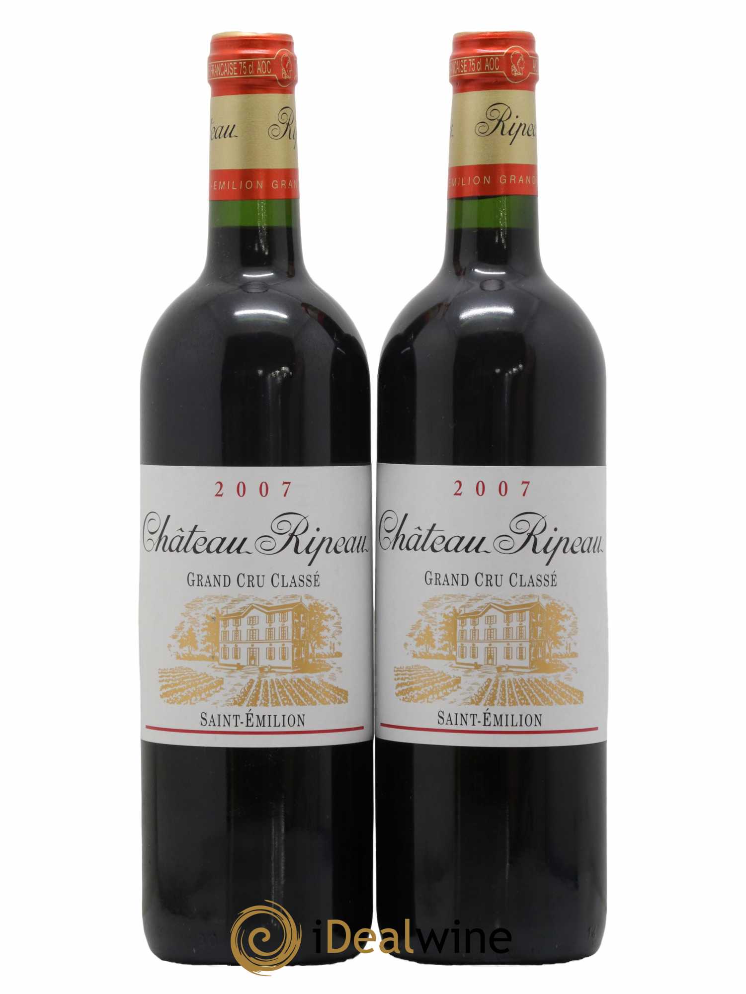Château Ripeau Grand Cru Classé 2007 - Posten von 2 Flaschen - 0