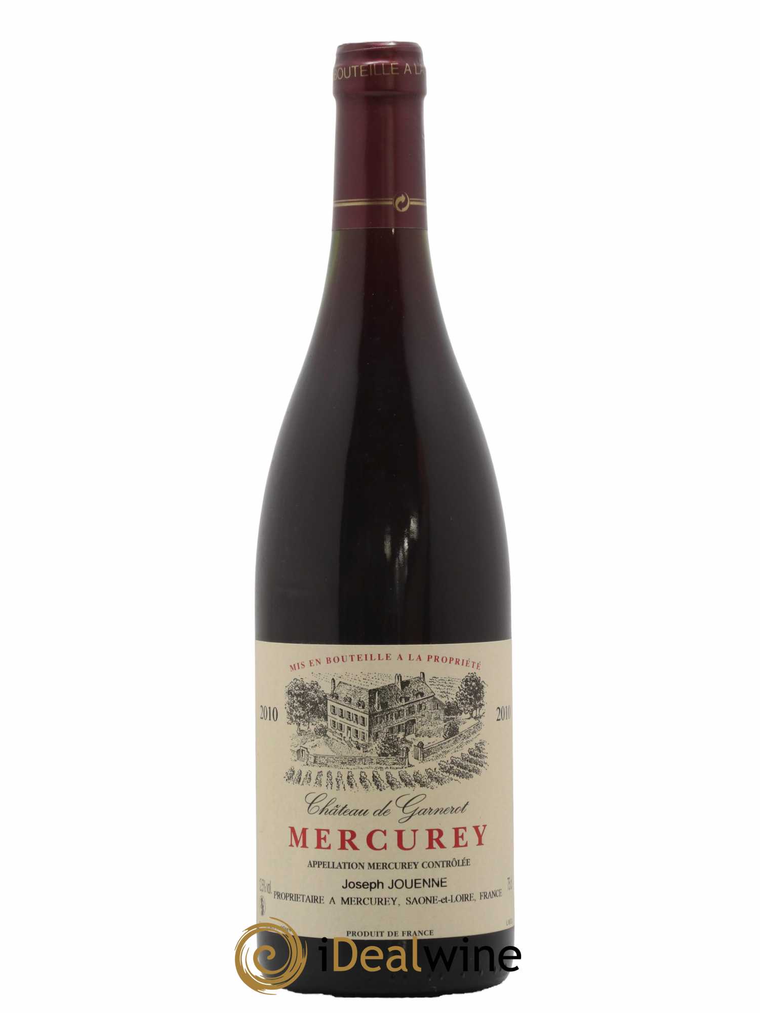 Mercurey Château de Garnerot Joseph Jouenne 2010 - Lot de 1 bouteille - 0