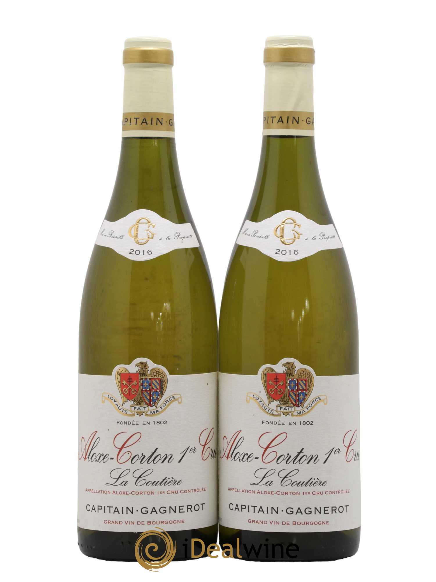 Aloxe-Corton 1er Cru La Coutiere Capitain Gagnerot 2016 - Lot de 2 bouteilles - 0