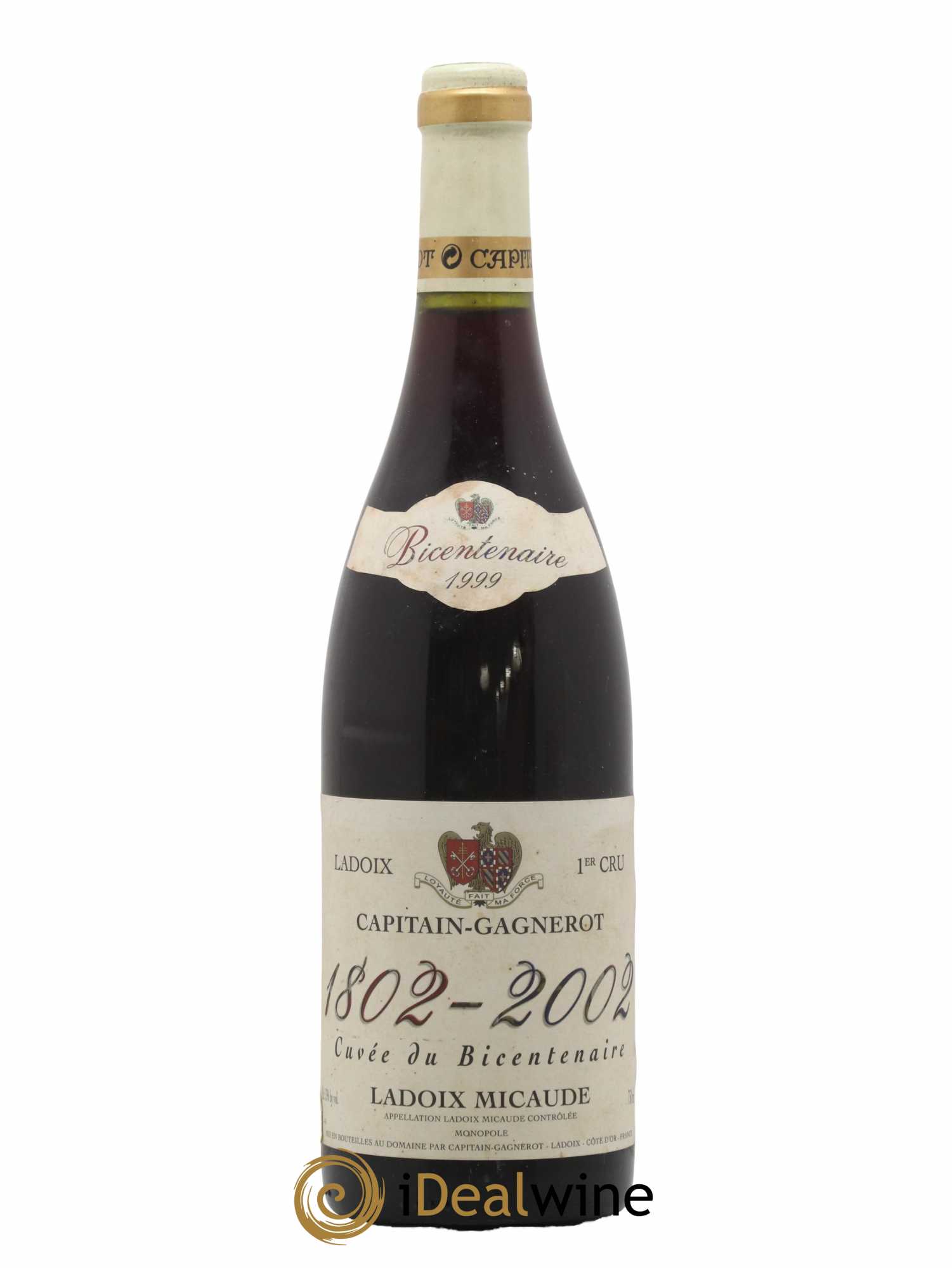 Ladoix 1er Cru Micaude Cuvee Du Bicentenaire Capitain Gagnerot 1999 - Lot de 1 bouteille - 0