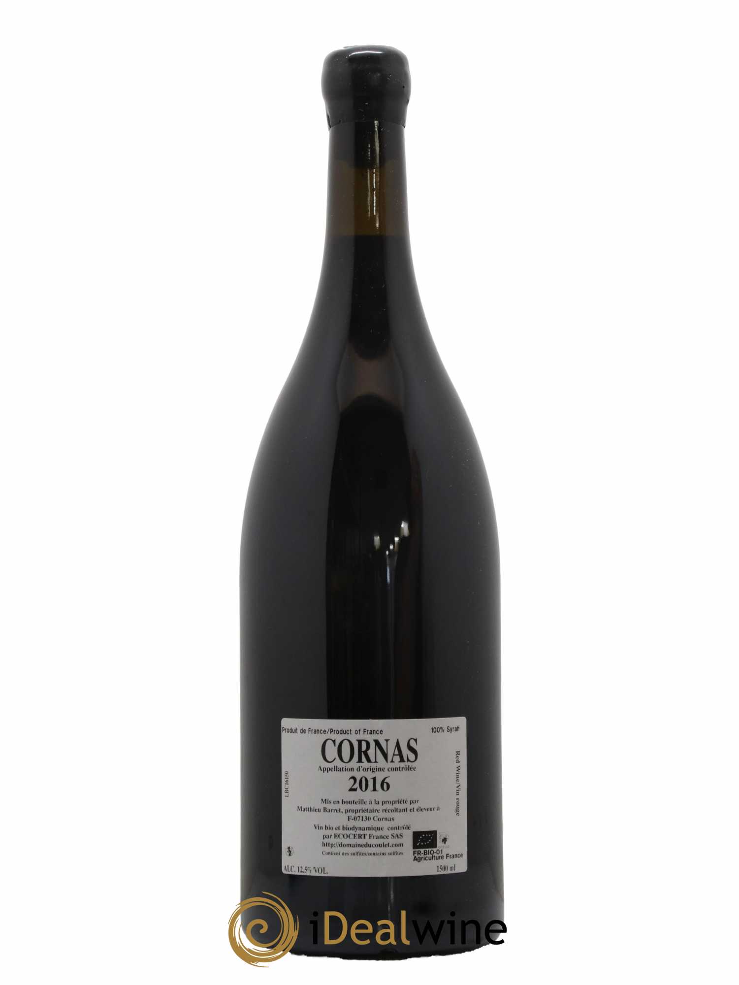 Cornas Brise Cailloux Coulet (Domaine du) - Matthieu Barret 2016 - Lot de 1 magnum - 1