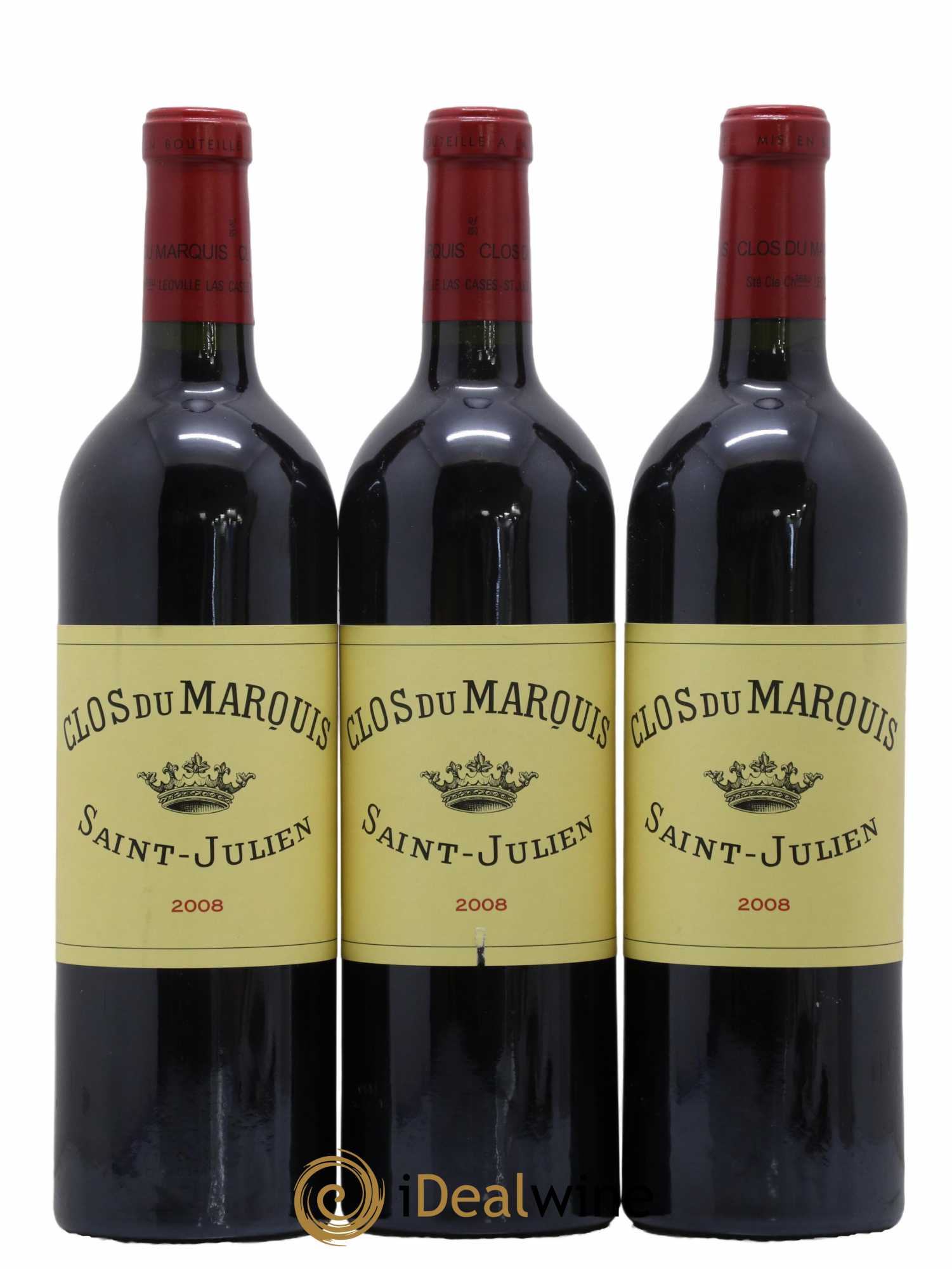 Clos du Marquis 2008 - Lot de 3 bouteilles - 0