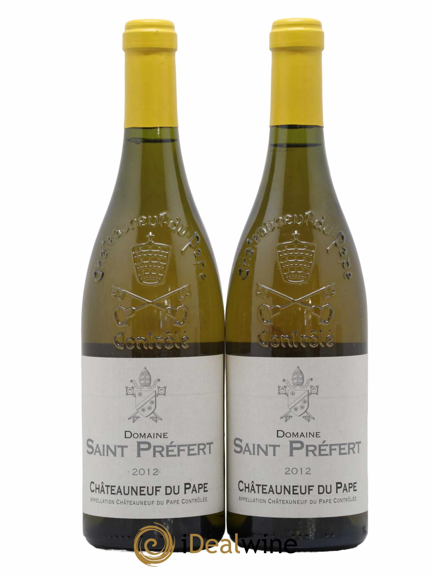 Châteauneuf-du-Pape Domaine de Saint Préfert 2012 - Lot de 2 bouteilles - 0