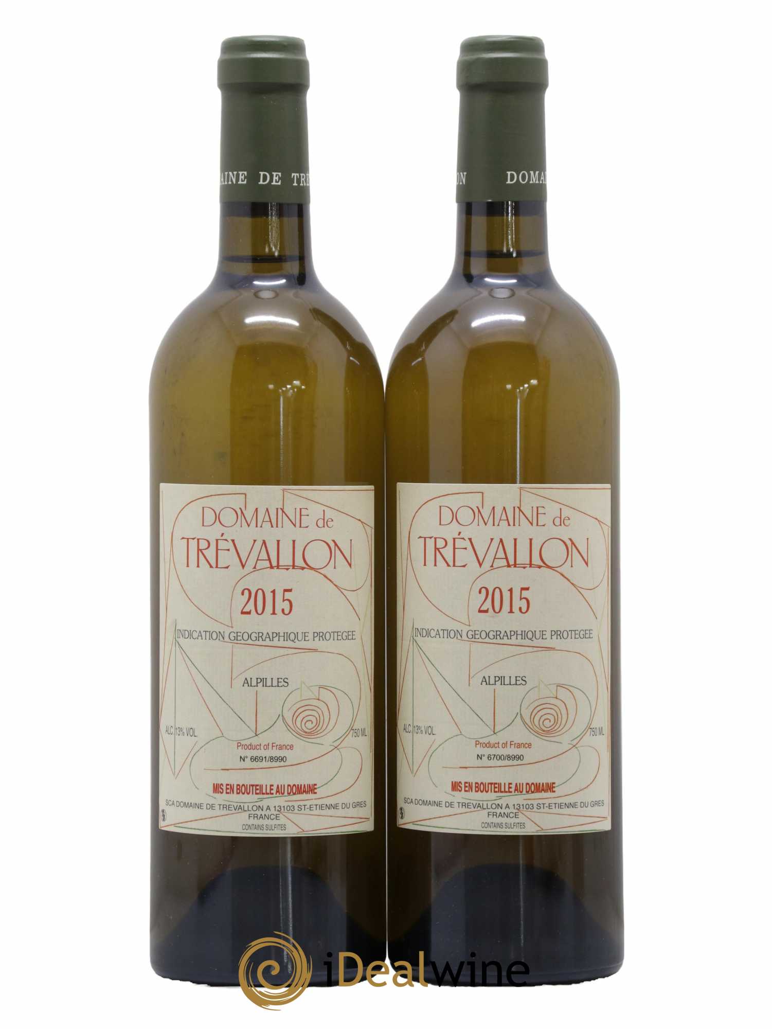 Alpilles Trévallon (Domaine de) Eloi Dürrbach 2015 - Lot de 2 bouteilles - 0