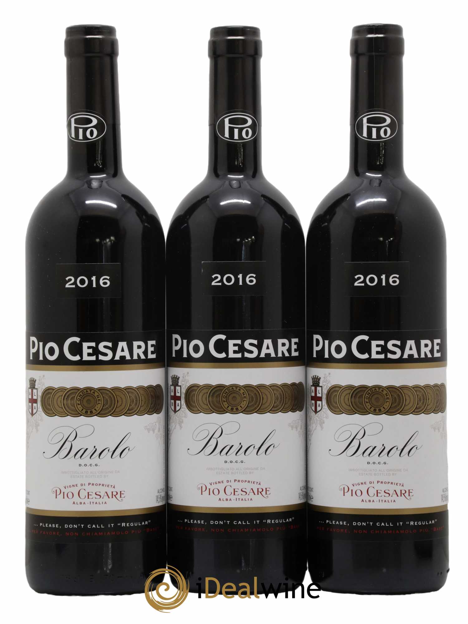 Barolo DOCG Pio Cesare 2016 - Posten von 3 Flaschen - 0