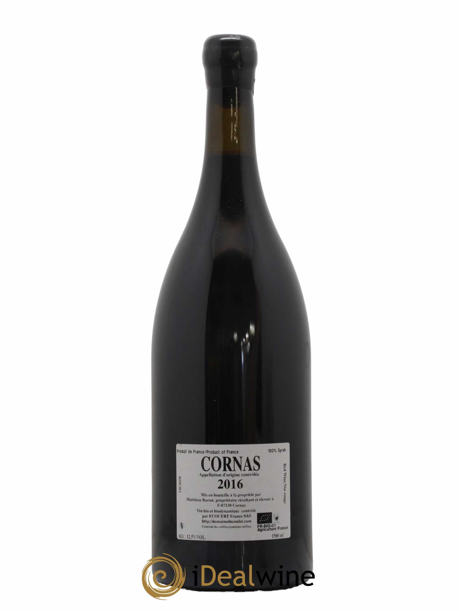 Cornas Brise Cailloux Coulet (Domaine du) - Matthieu Barret 2016 - Lot de 1 magnum - 1