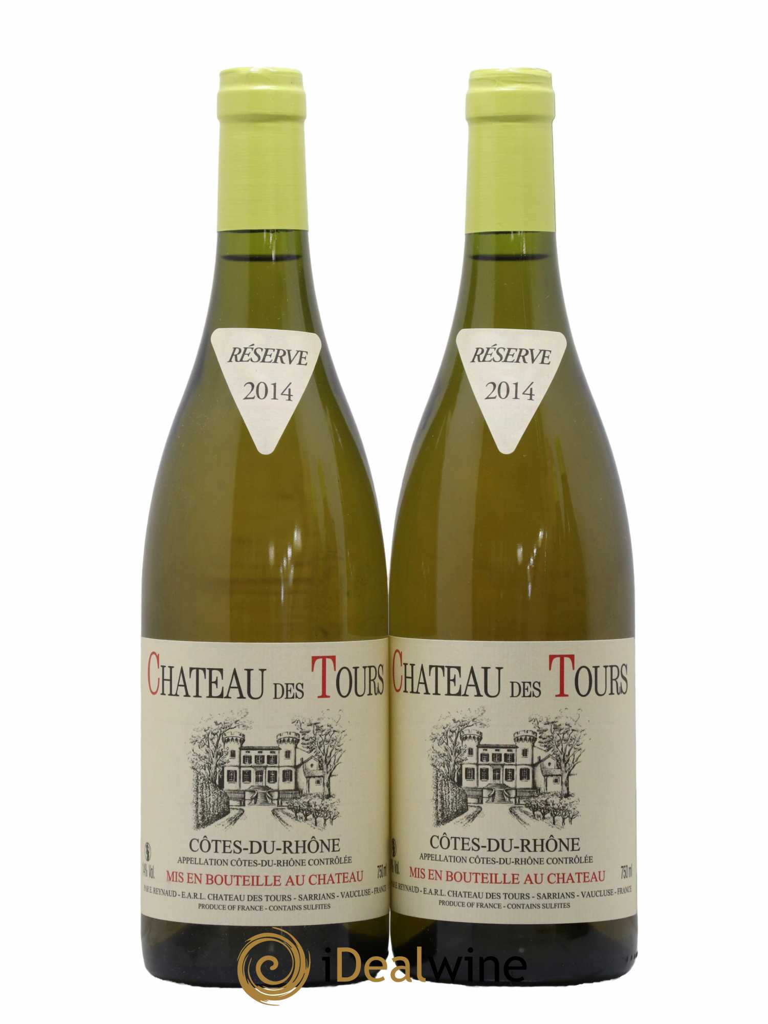 Côtes-du-Rhône Château des Tours Emmanuel Reynaud 2014 - Lot de 2 bouteilles - 0