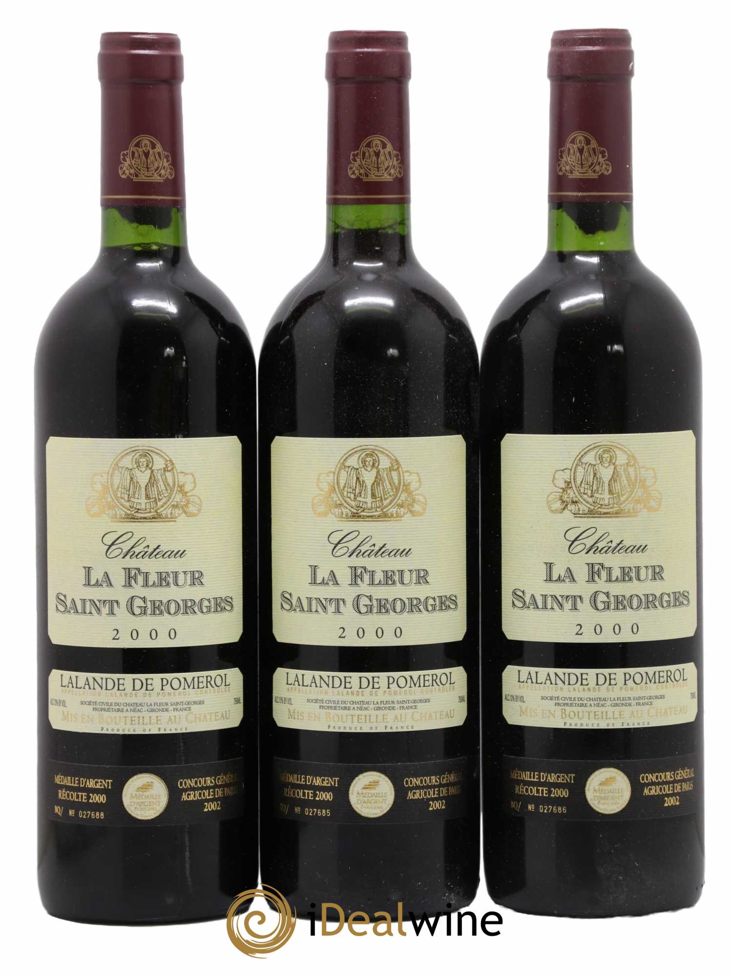 Lalande-de-Pomerol Château La Fleur Saint Georges 2000 - Lot de 12 bouteilles - 2