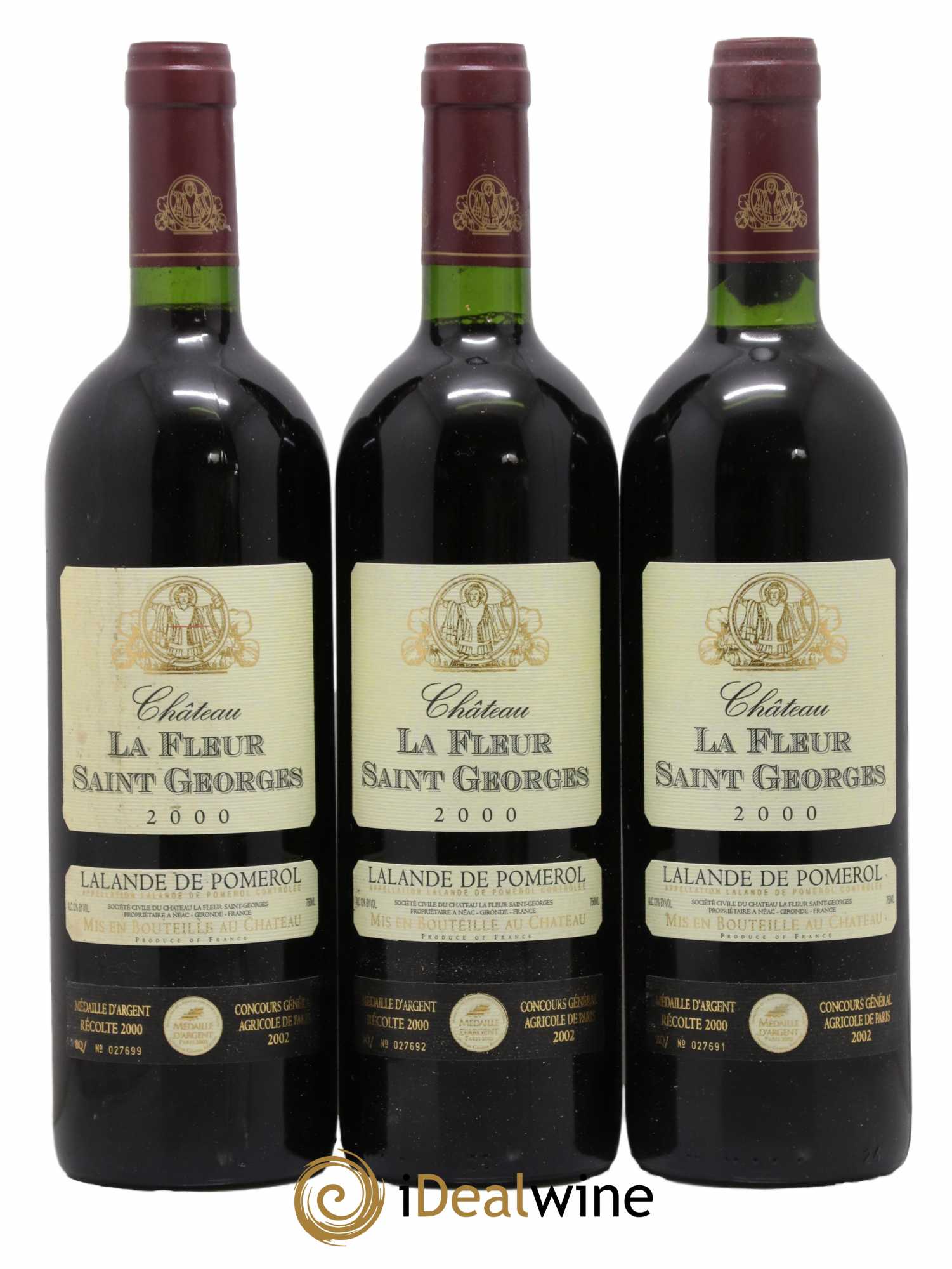 Lalande-de-Pomerol Château La Fleur Saint Georges 2000 - Lot de 12 bouteilles - 3