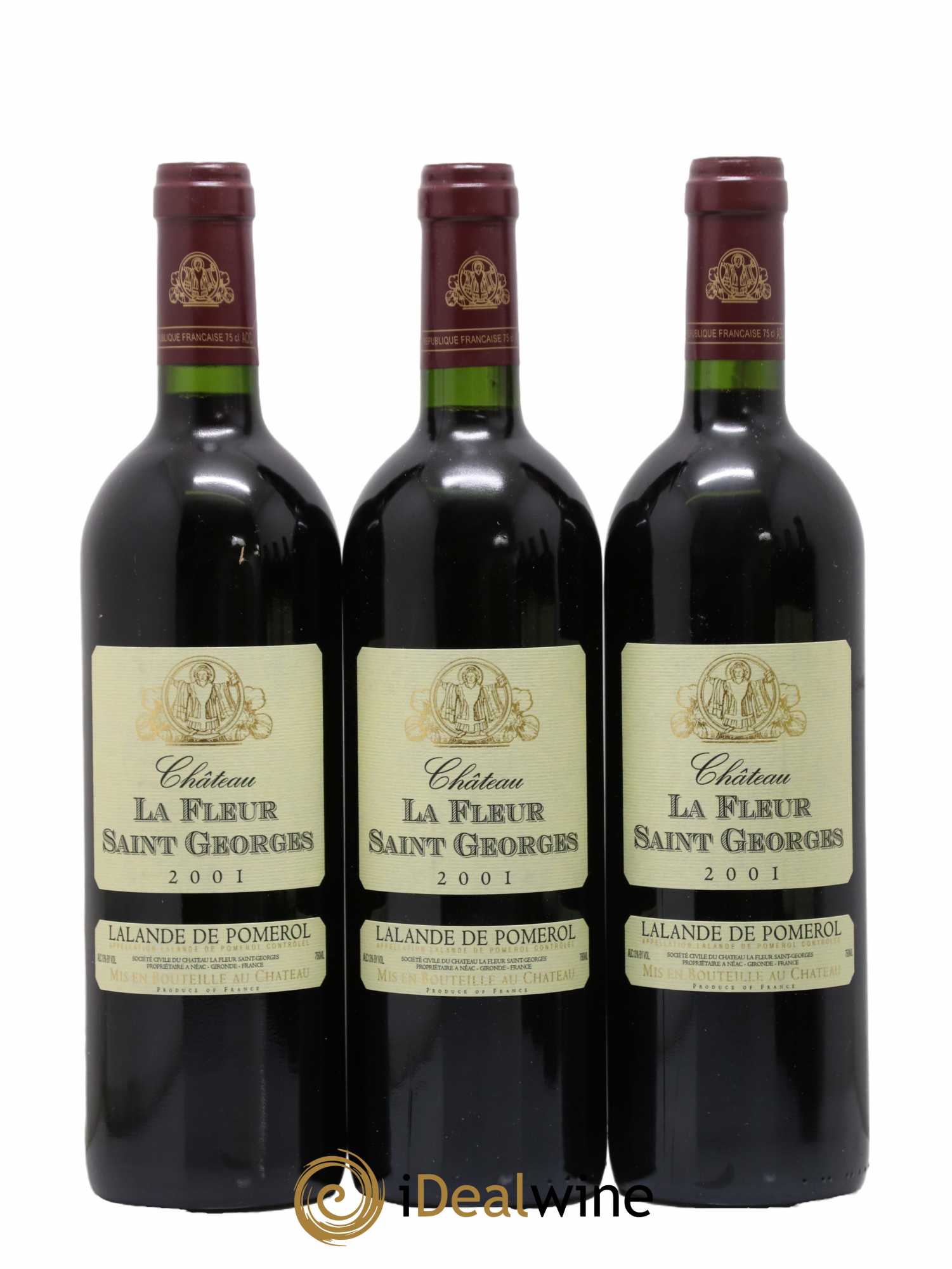 Lalande-de-Pomerol Château La Fleur Saint Georges 2001 - Lot de 6 bouteilles - 2
