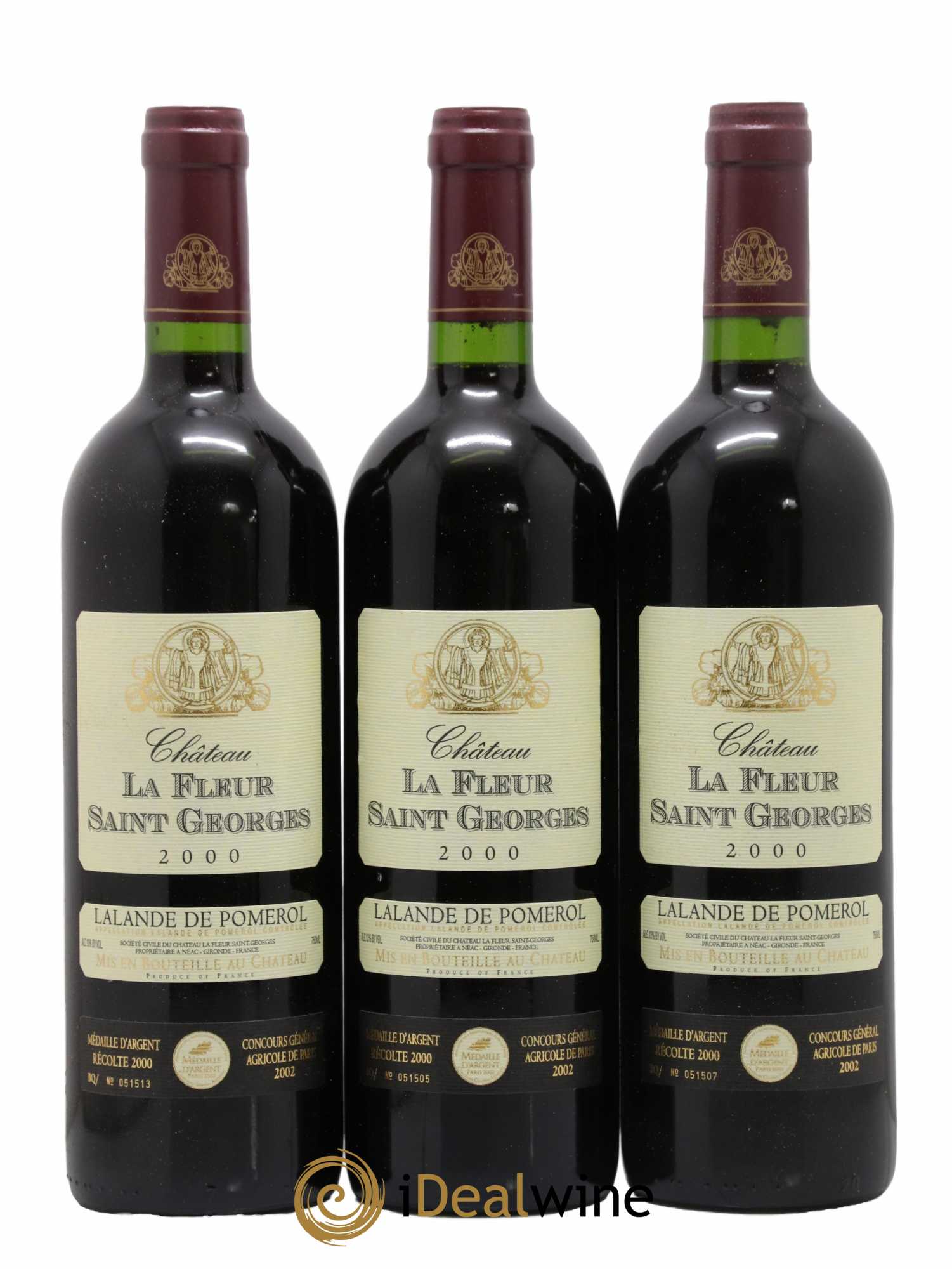 Lalande-de-Pomerol Château La Fleur Saint Georges 2000 - Lot de 12 bouteilles - 2