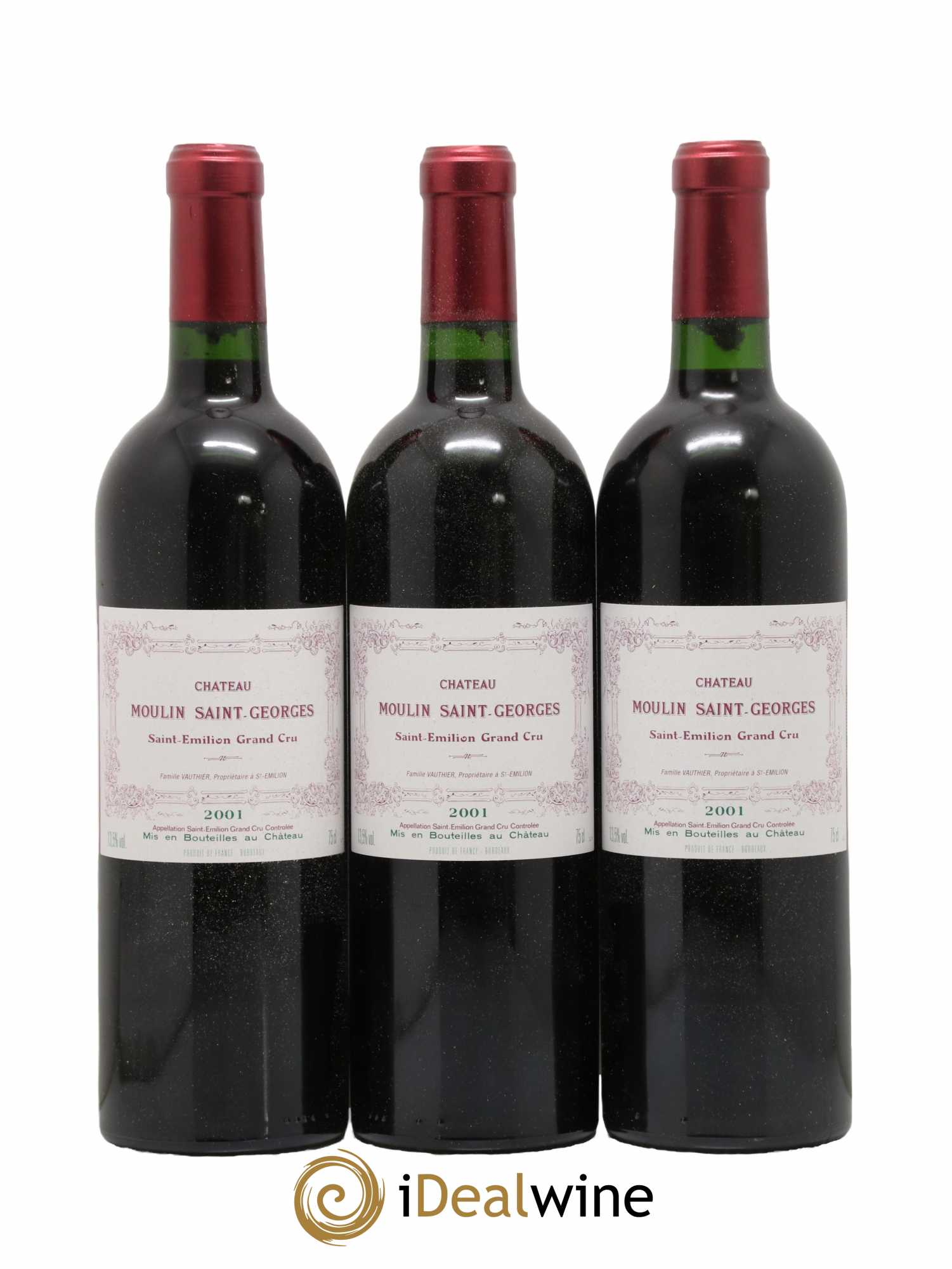 Château Moulin Saint Georges 2001 - Lot de 12 bouteilles - 3