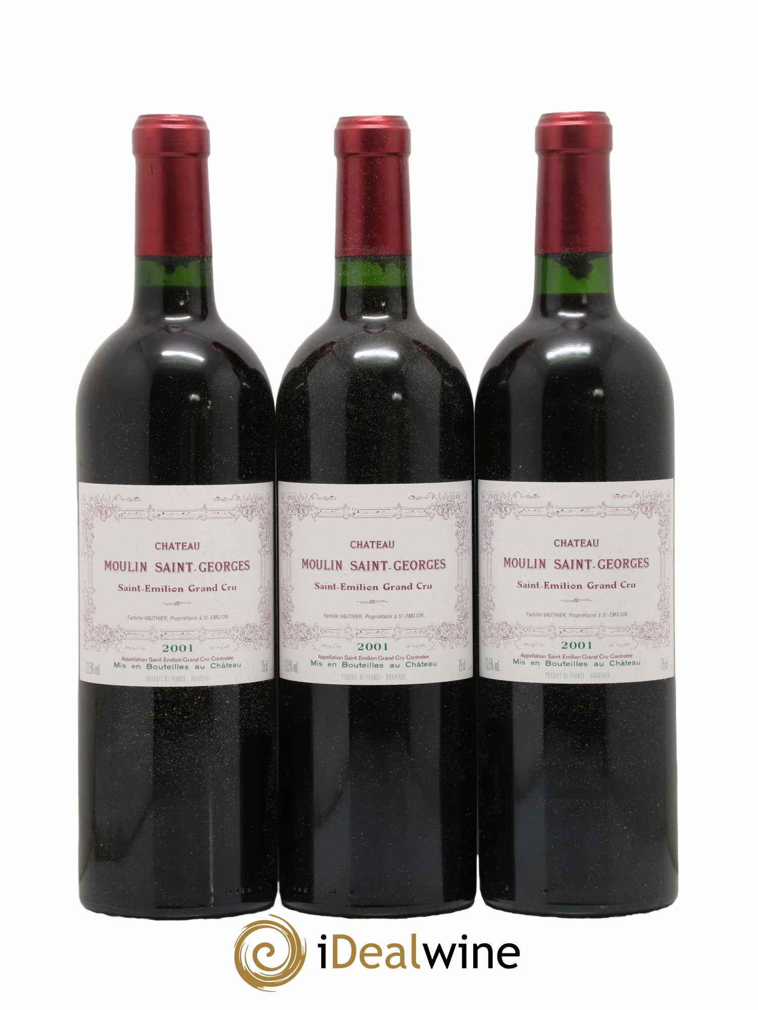 Château Moulin Saint Georges 2001 - Lot de 12 bouteilles - 4