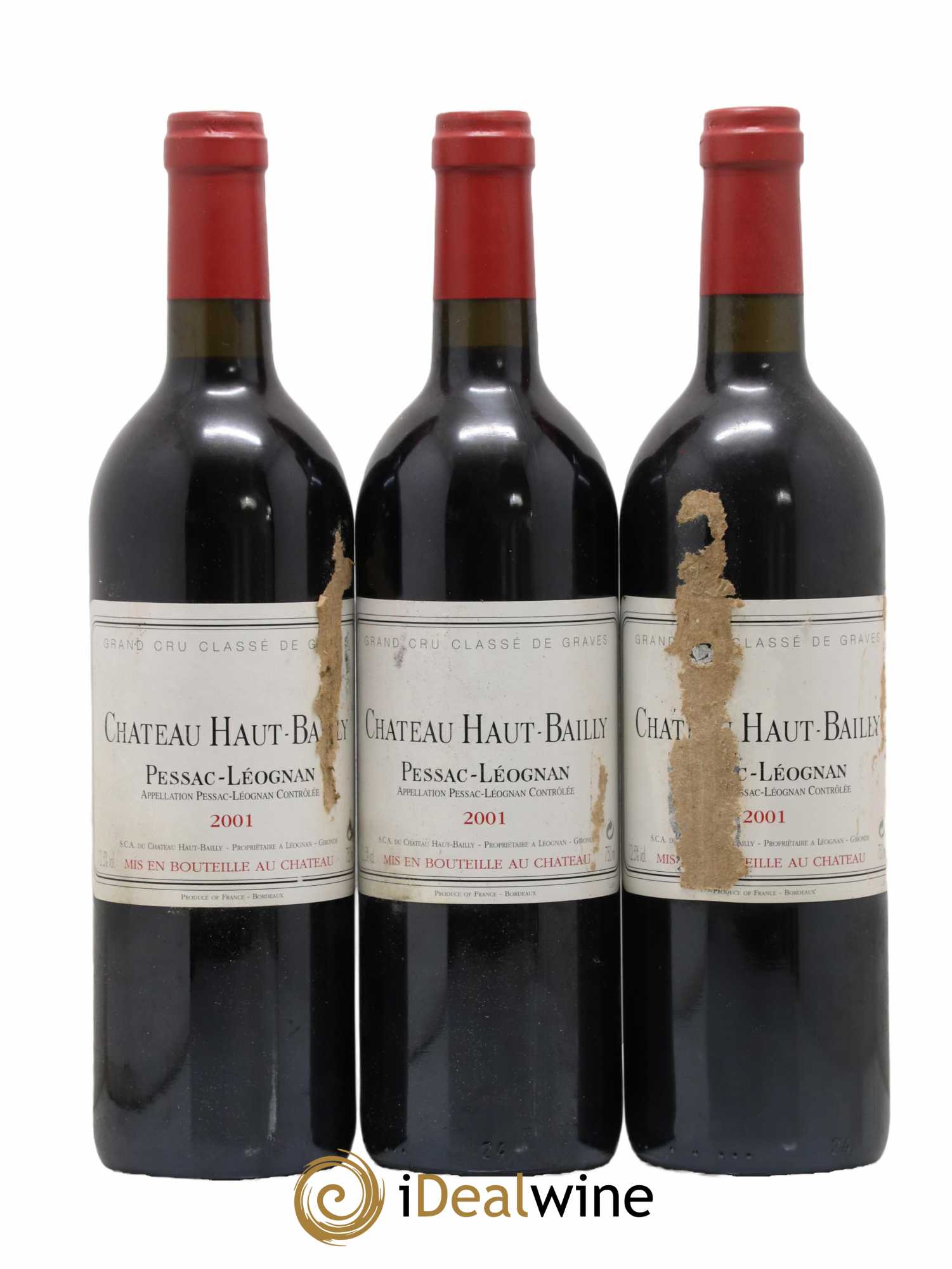 Château Haut-Bailly Cru Classé de Graves 2001 - Lot de 12 bouteilles - 4