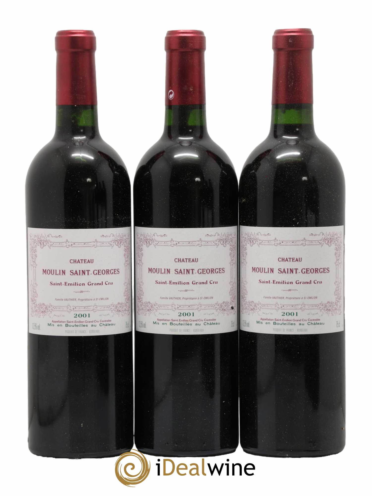 Château Moulin Saint Georges 2001 - Lot de 12 bouteilles - 2