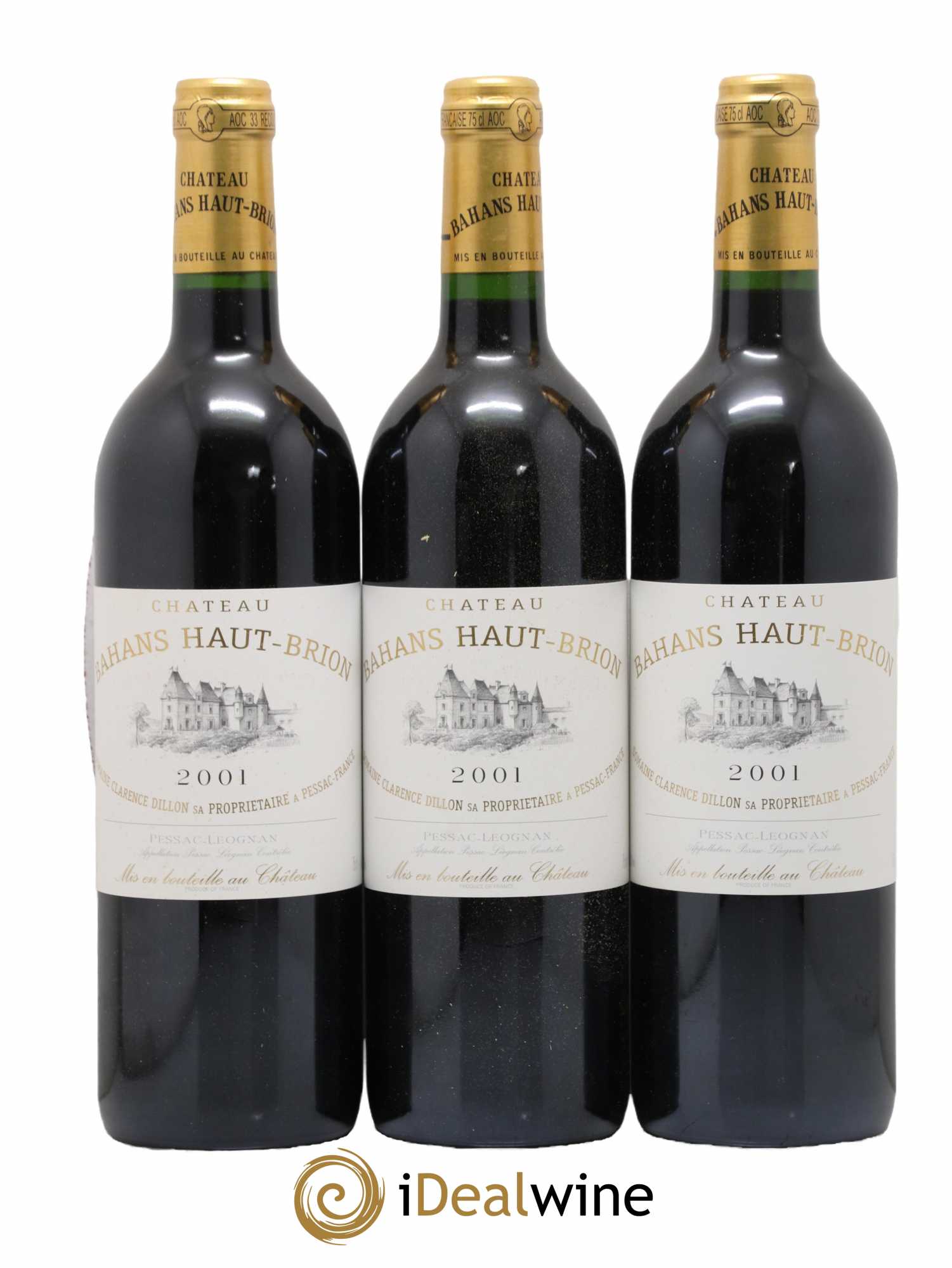Clarence (Bahans) de Haut-Brion Second Vin 2001 - Lot de 12 bouteilles - 1