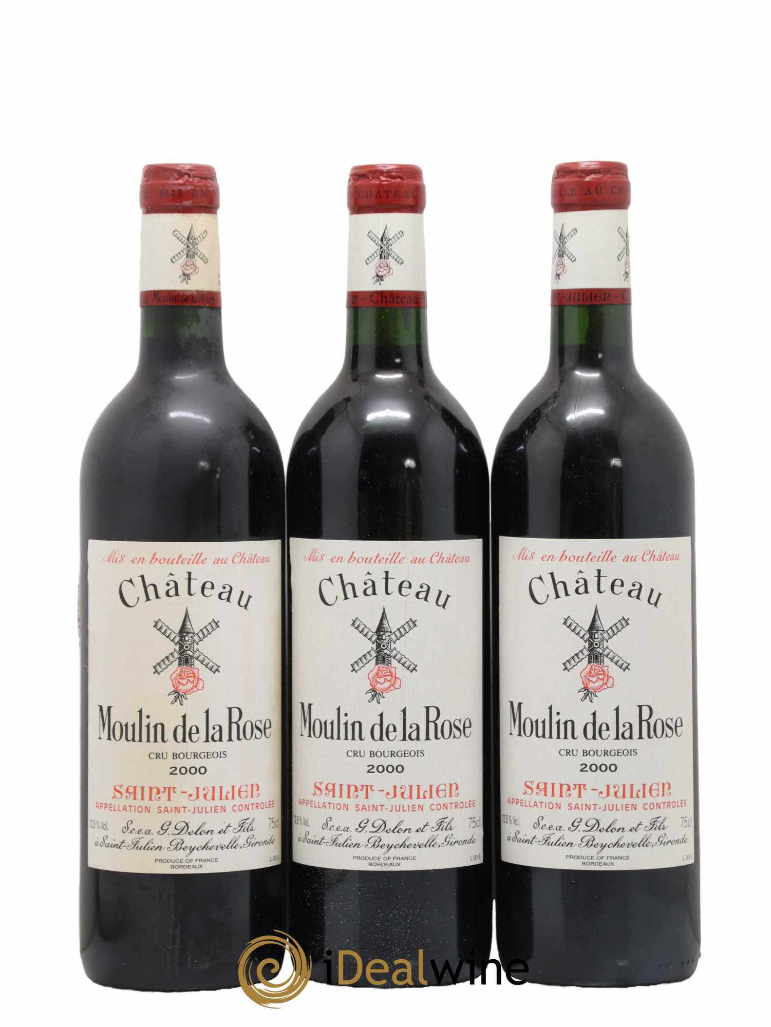 Château Moulin de la Rose Cru Bourgeois 2000 - Lot de 12 bouteilles - 4