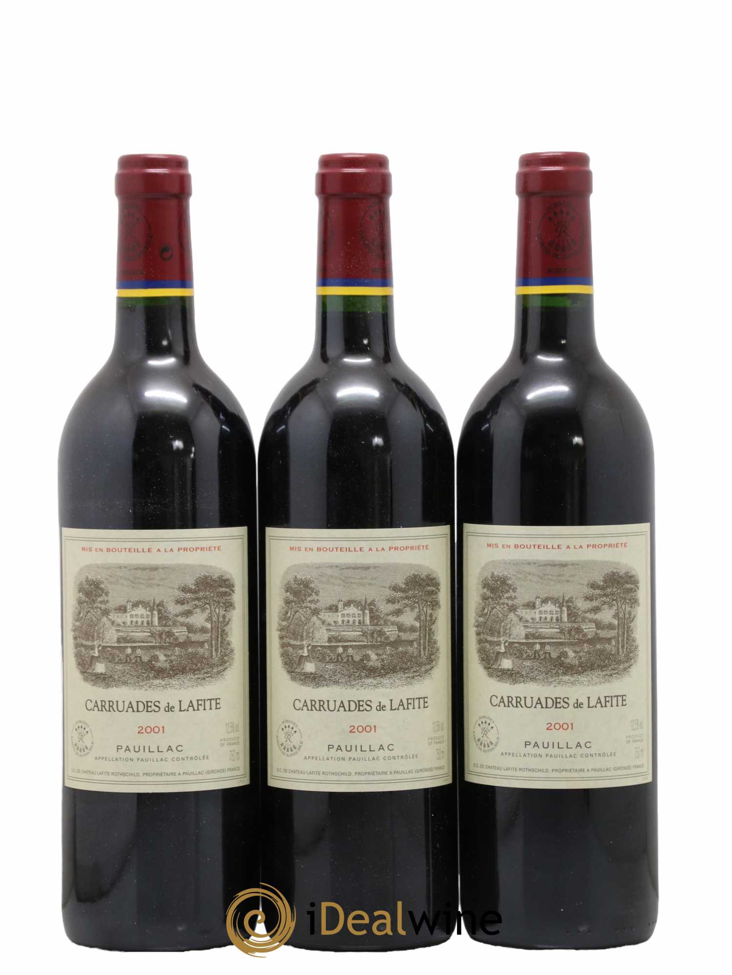 Carruades de Lafite Rothschild Second Vin 2001 - Lot de 12 bouteilles - 1