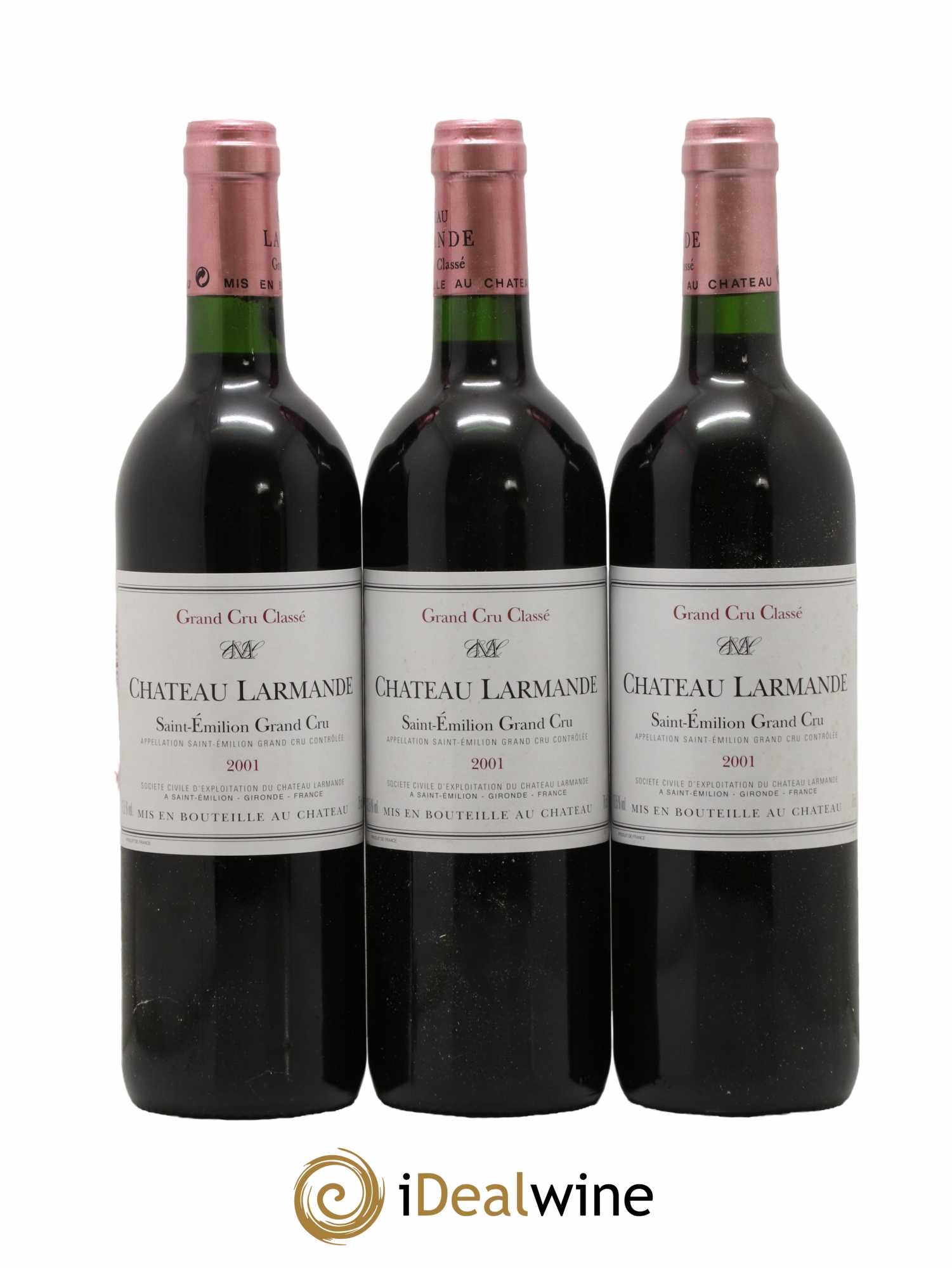 Château Larmande Grand Cru Classé 2001 - Lot de 12 bouteilles - 1
