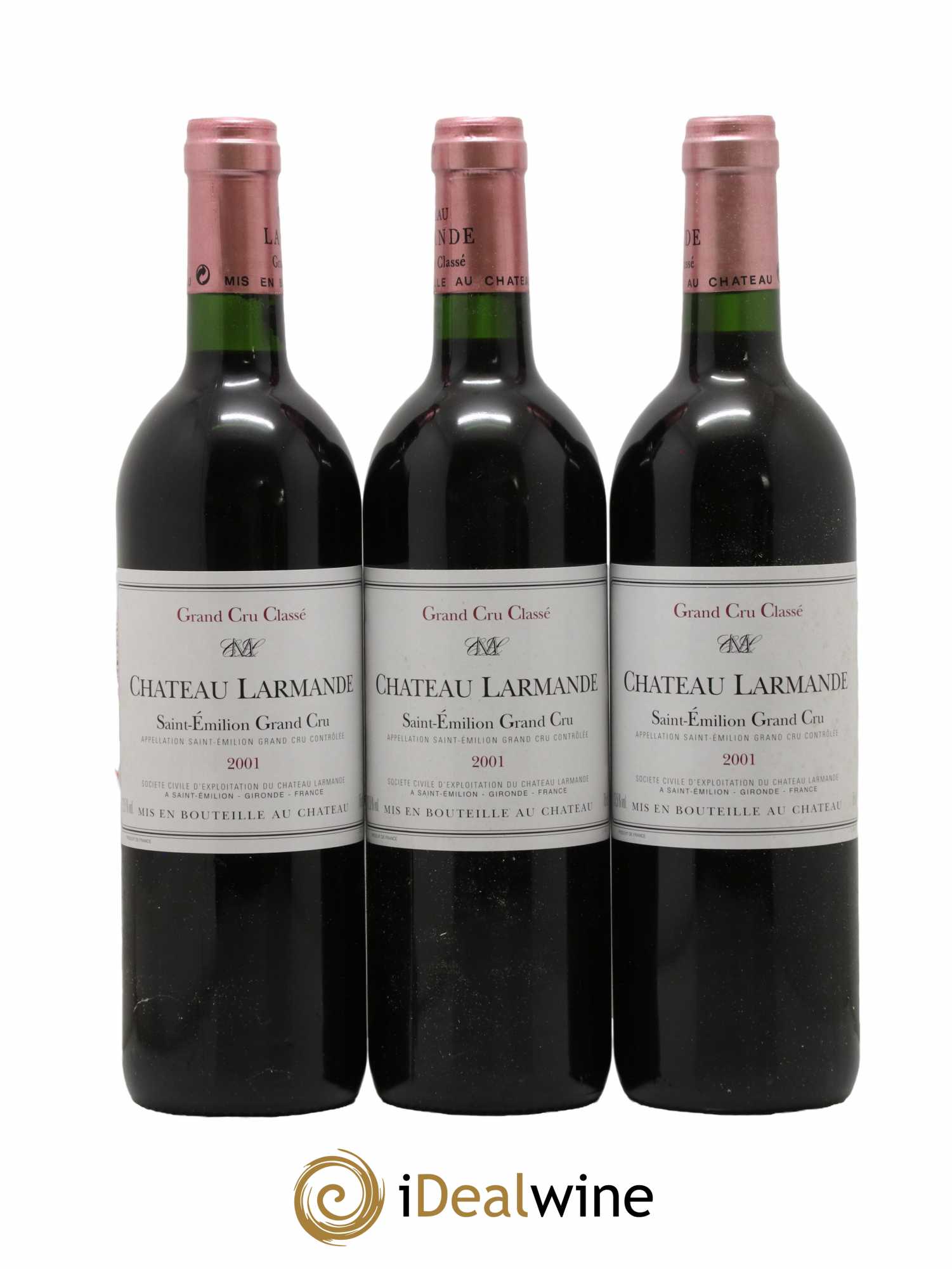 Château Larmande Grand Cru Classé 2001 - Lot de 12 bouteilles - 2