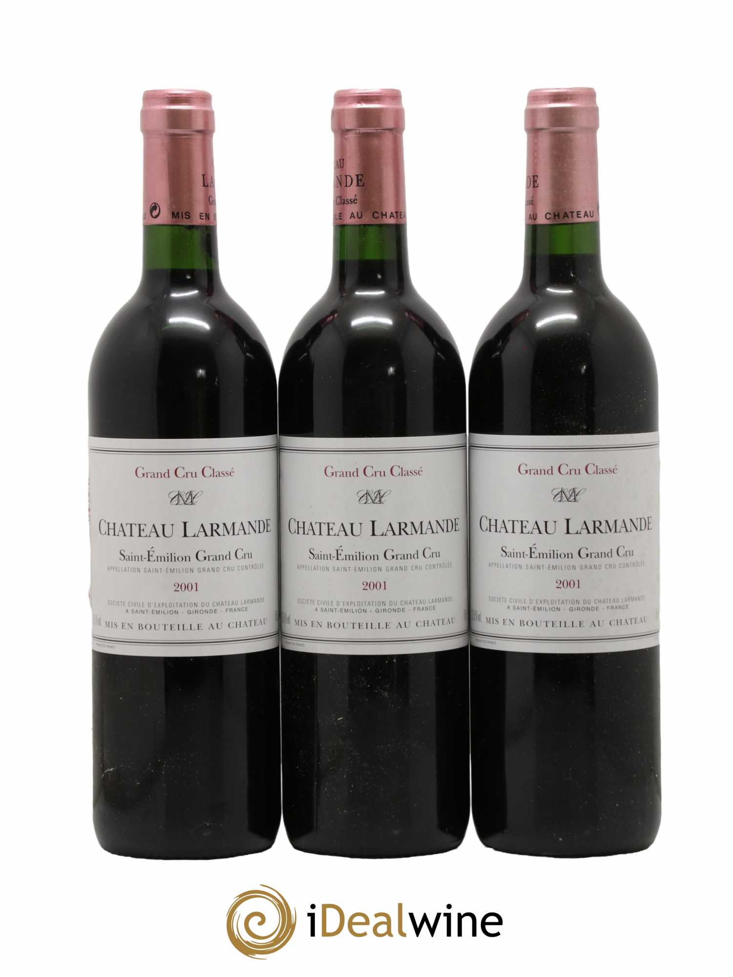 Château Larmande Grand Cru Classé 2001 - Lot de 12 bouteilles - 3