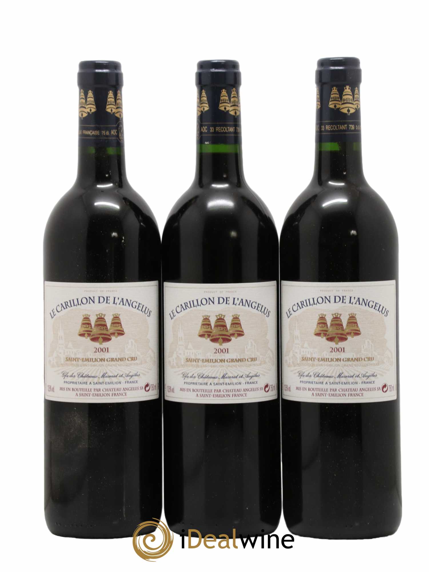 Le Carillon de l'Angélus Second Vin 2001 - Lot de 12 bouteilles - 1