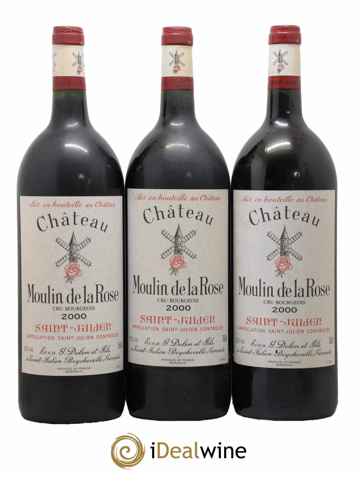 Château Moulin de la Rose Cru Bourgeois 2000 - Lot de 6 magnums - 2