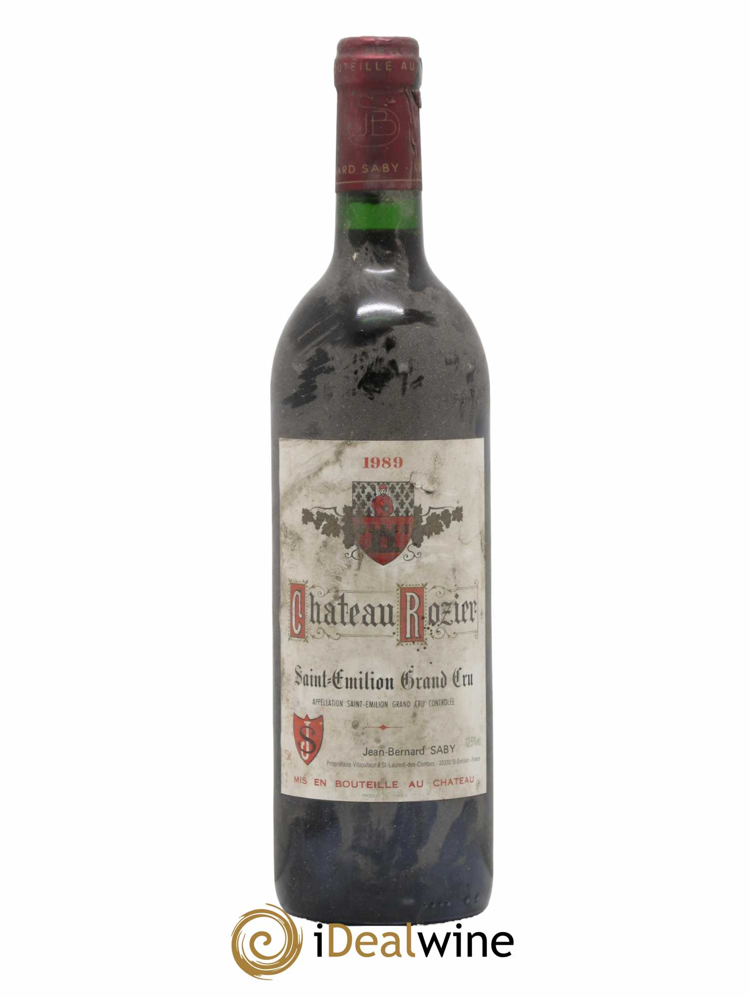 Saint-Émilion Grand Cru Château Rozier 1989 - Lot de 1 bouteille - 0