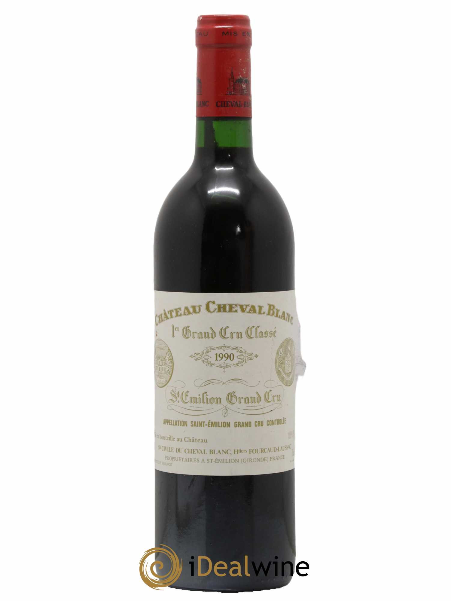 Château Cheval Blanc 1er Grand Cru Classé A 1990 - Lot de 1 bouteille - 0